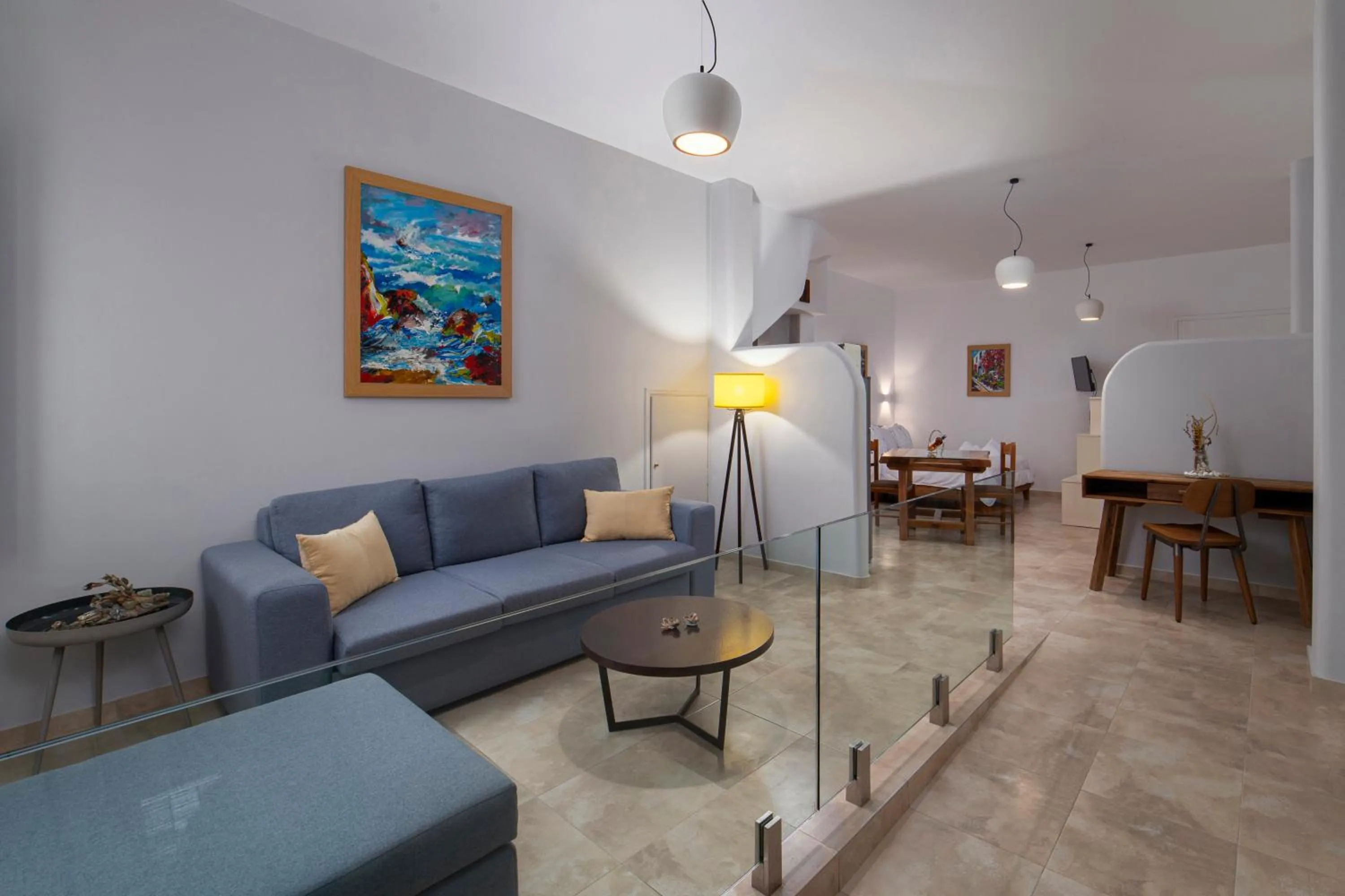 Living room in Andros 4 All Seasons Villas & Suites