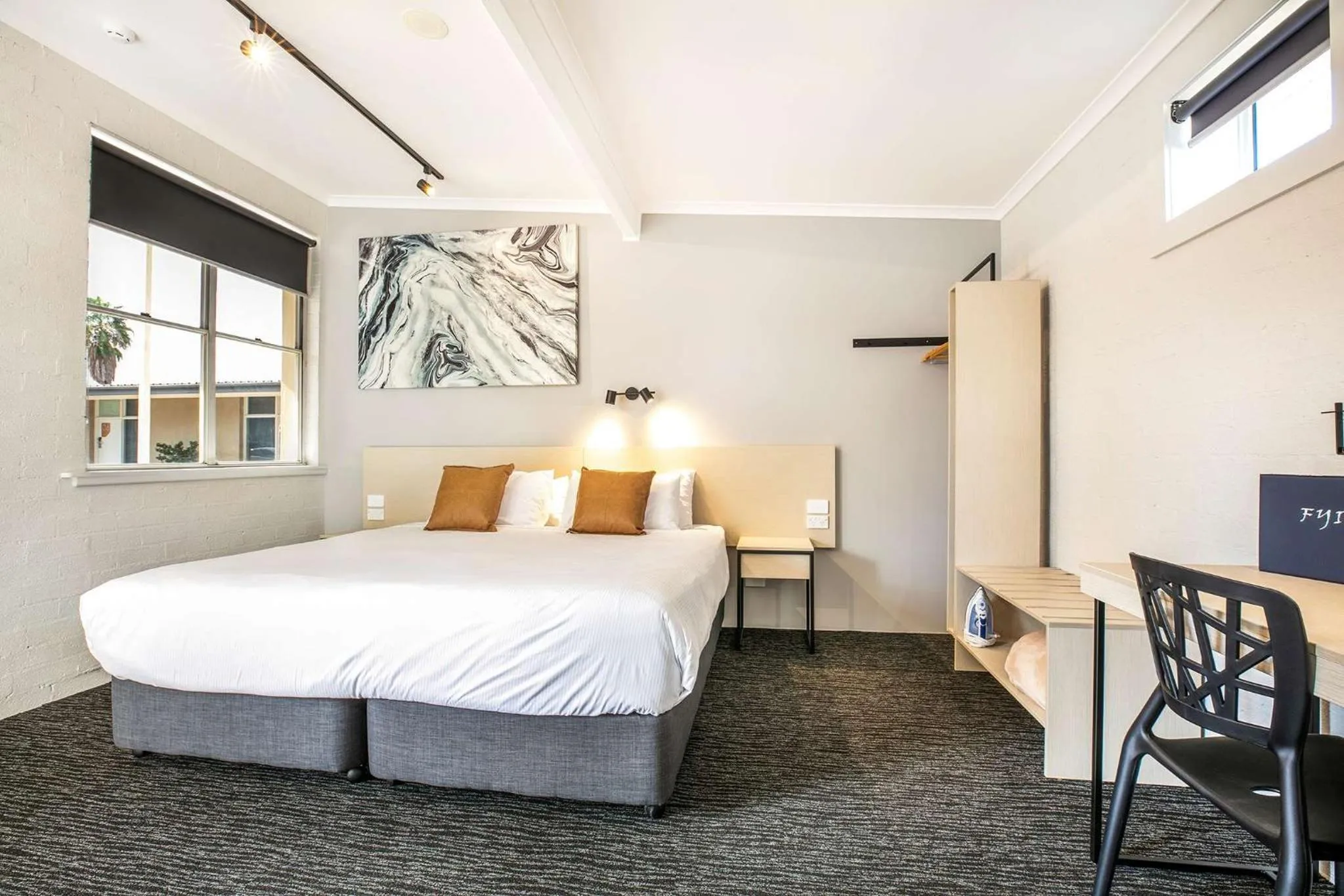 Bedroom, Bed in Nightcap at Colyton Hotel