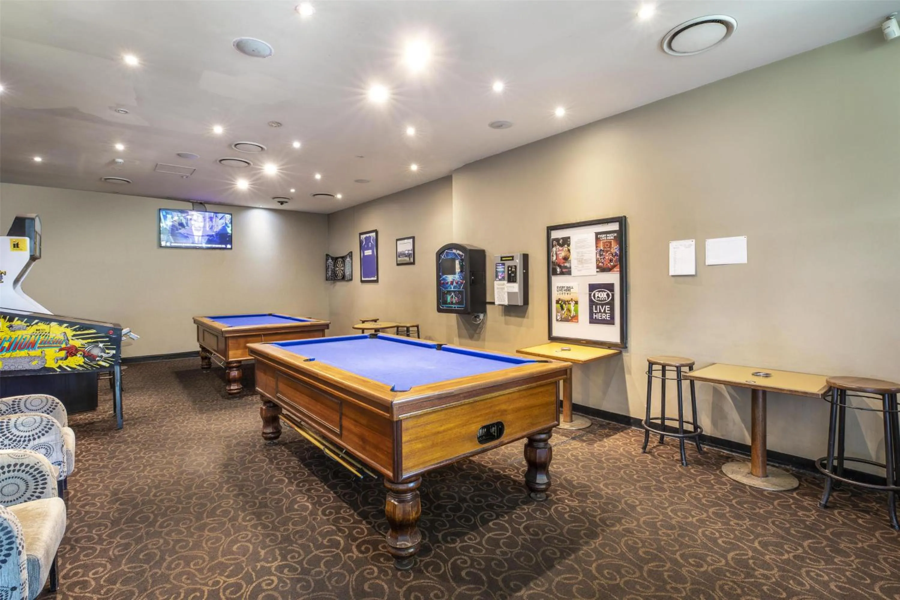 Billiard in Nightcap at Pritchards Hotel