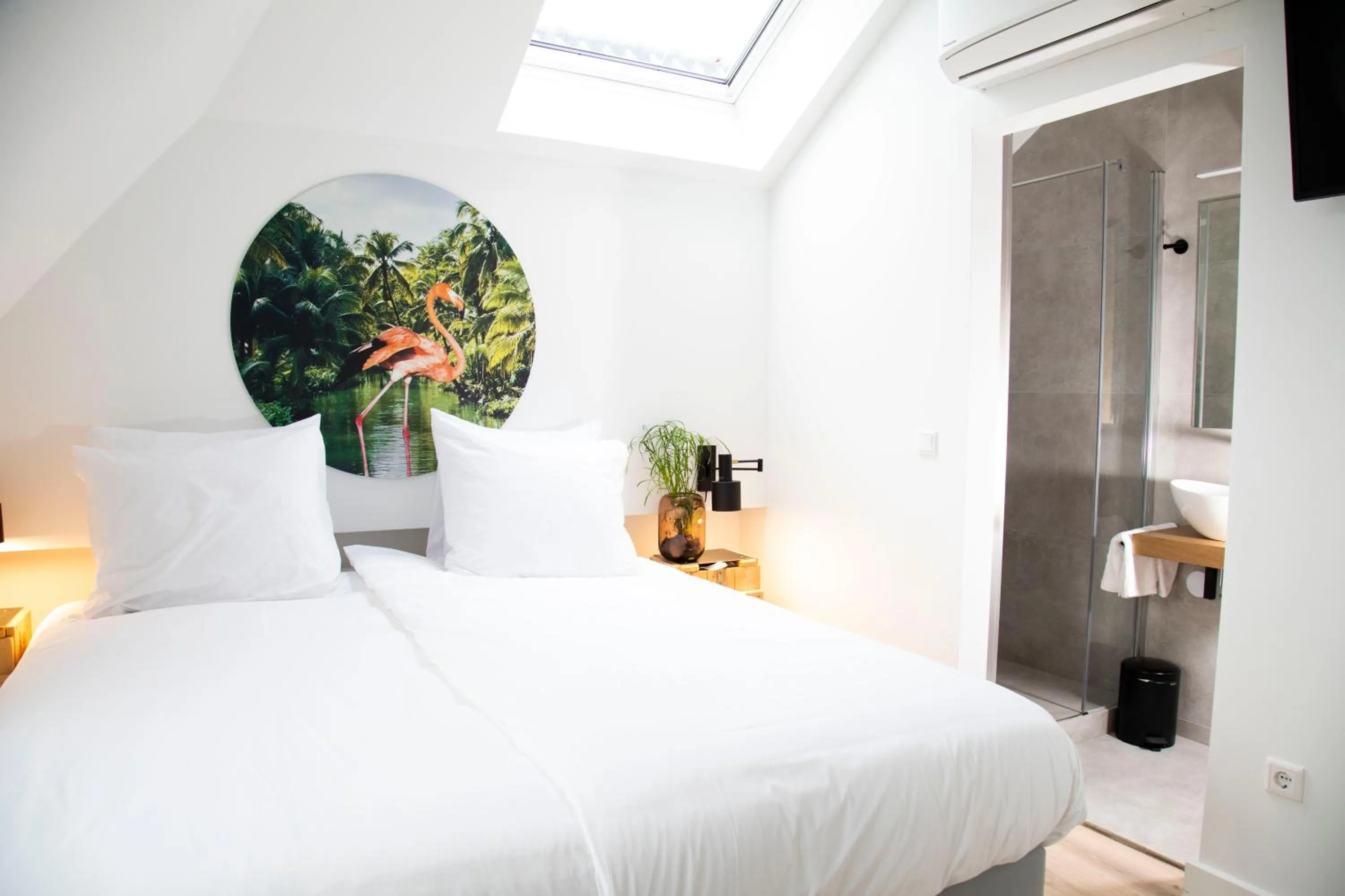 Bed in Hotel Haverkist