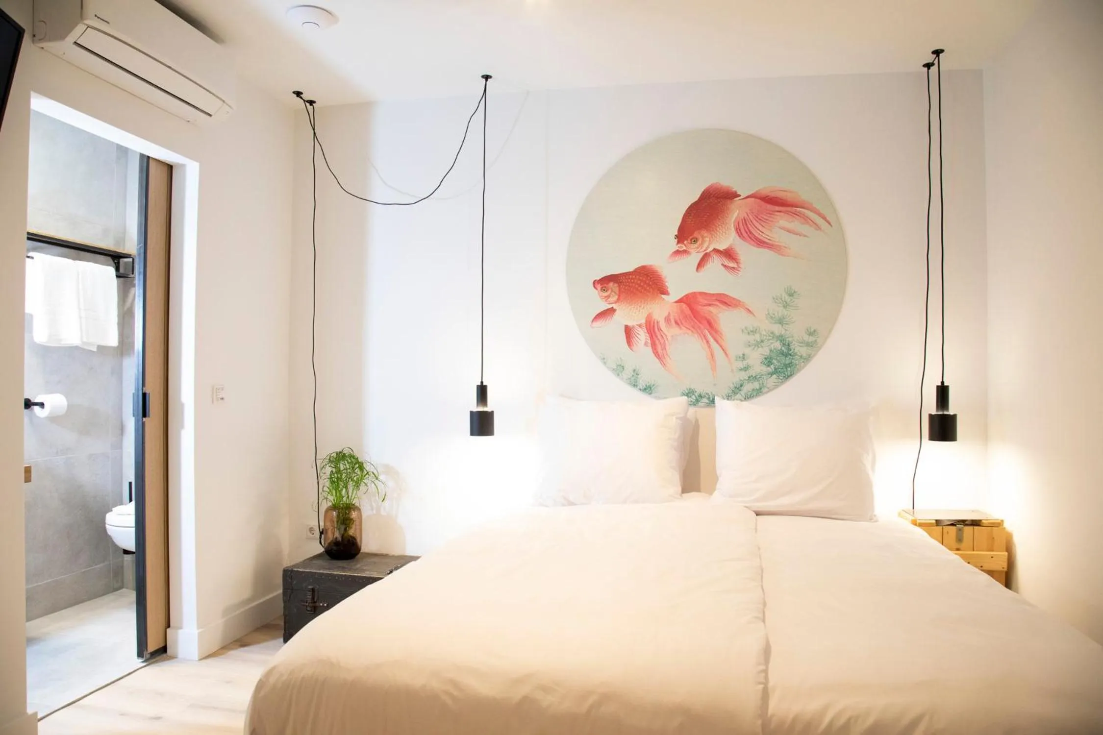 Bed in Hotel Haverkist