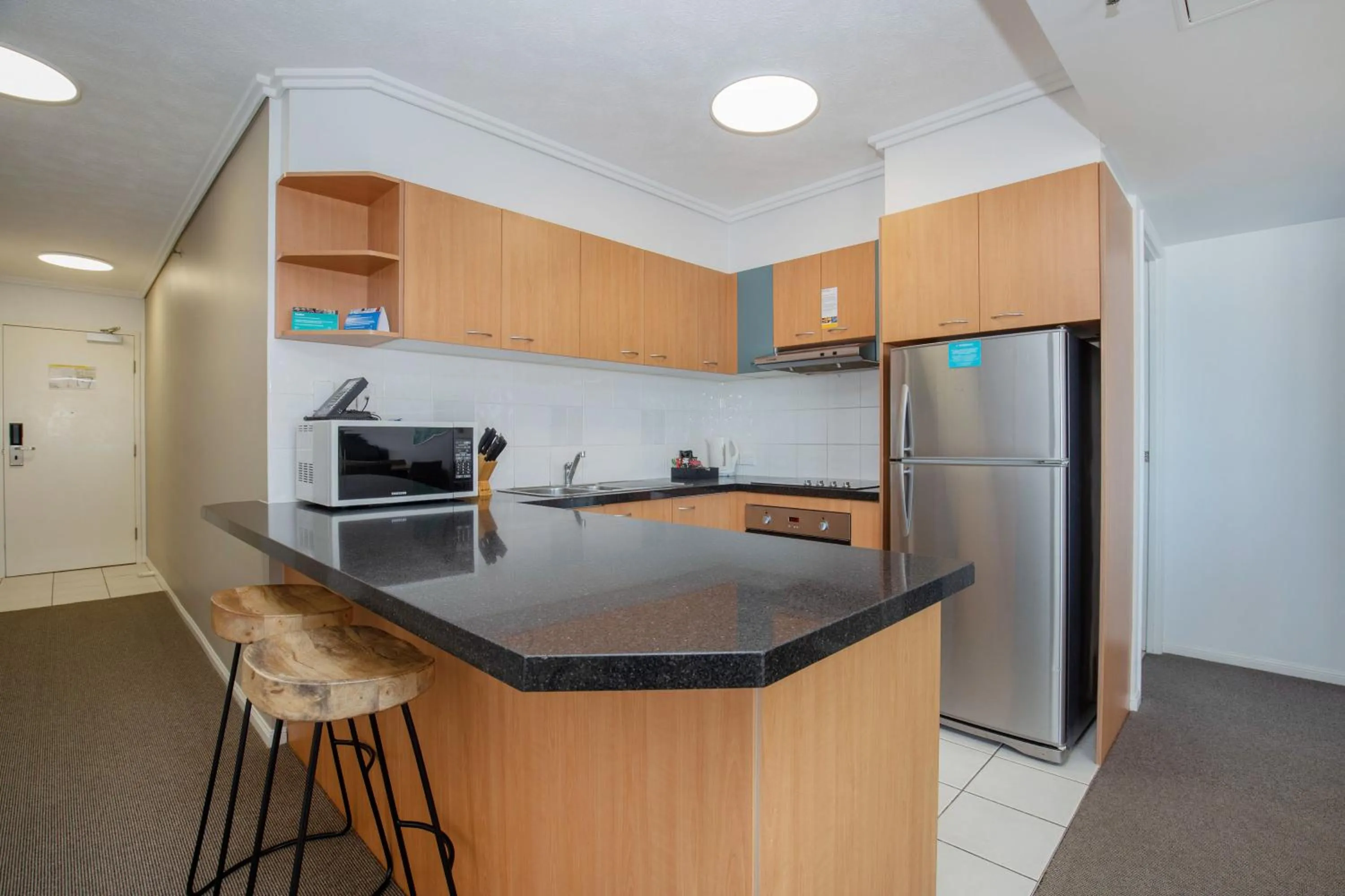 Kitchen or kitchenette in Club Wyndham Kirra Beach
