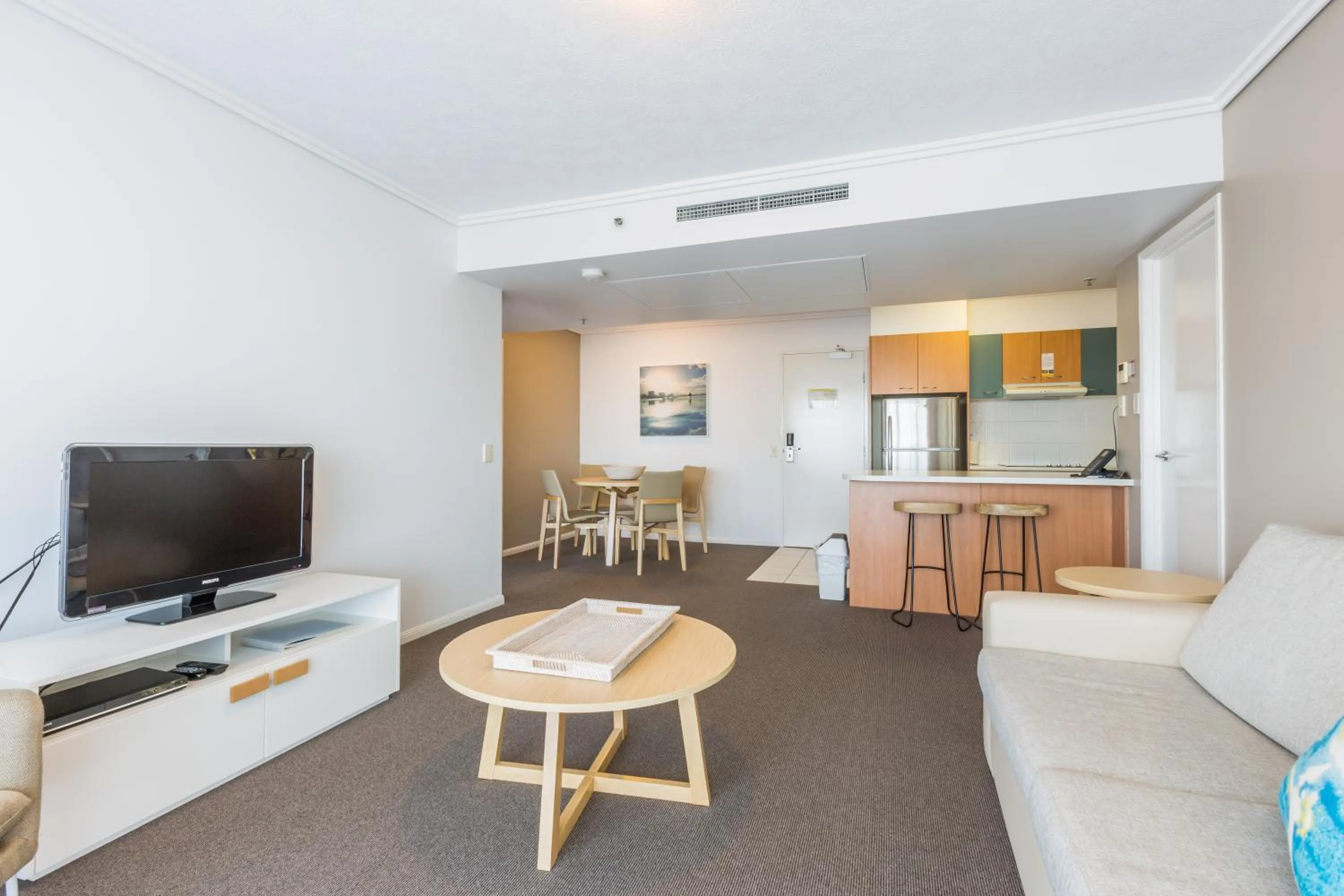 Living room in Club Wyndham Kirra Beach