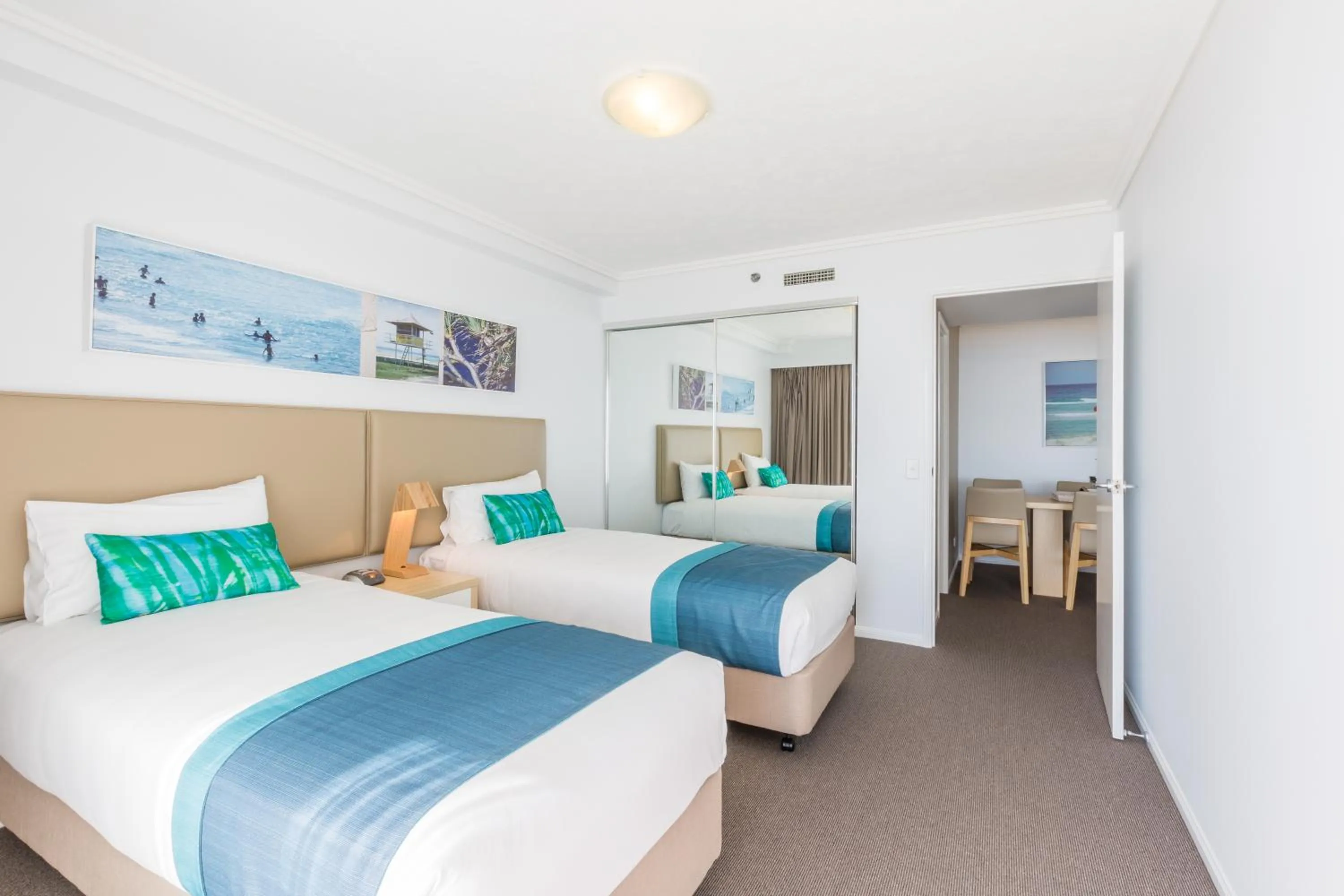 Bedroom, Bed in Club Wyndham Kirra Beach