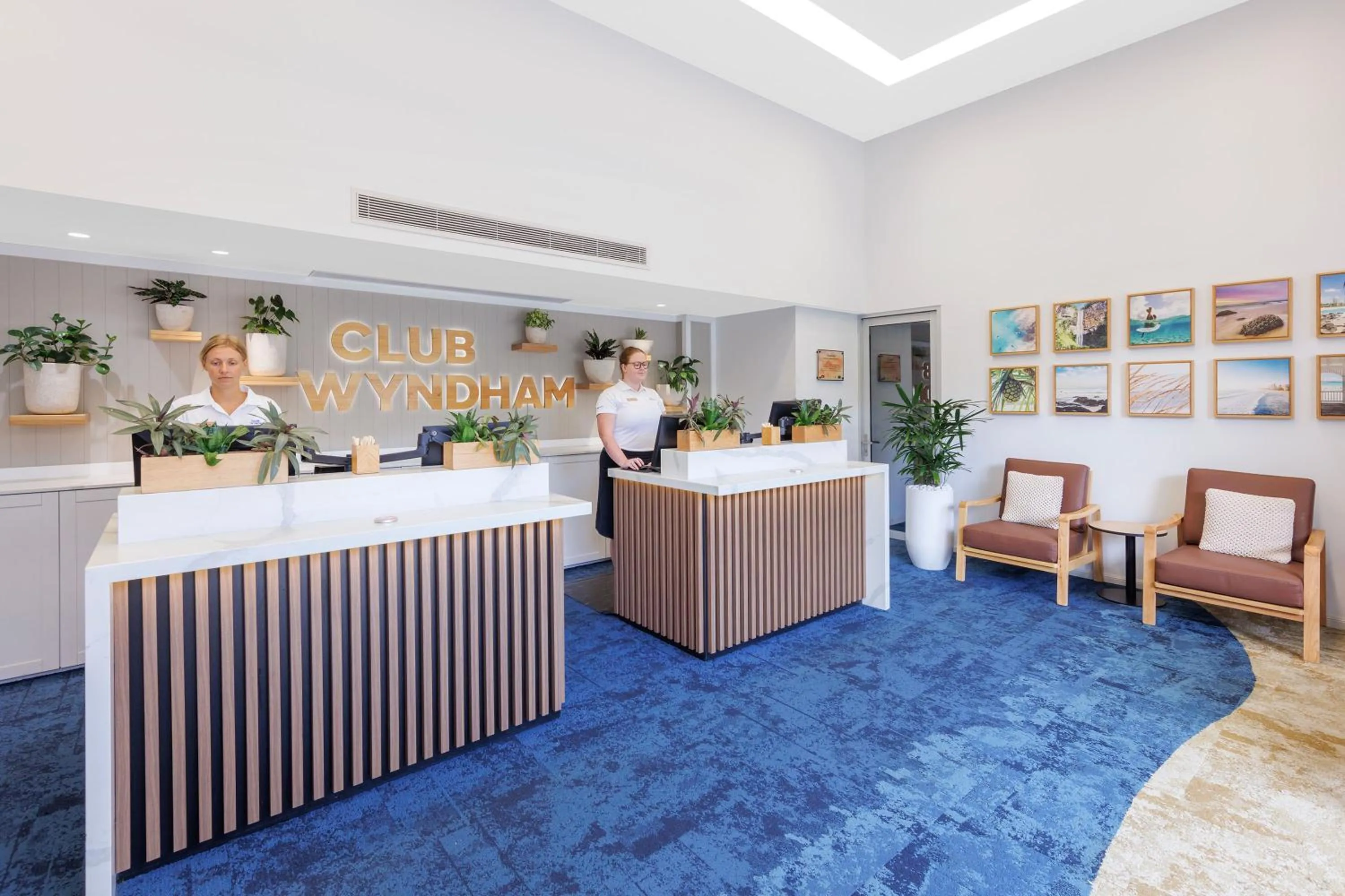 Lobby or reception in Club Wyndham Kirra Beach