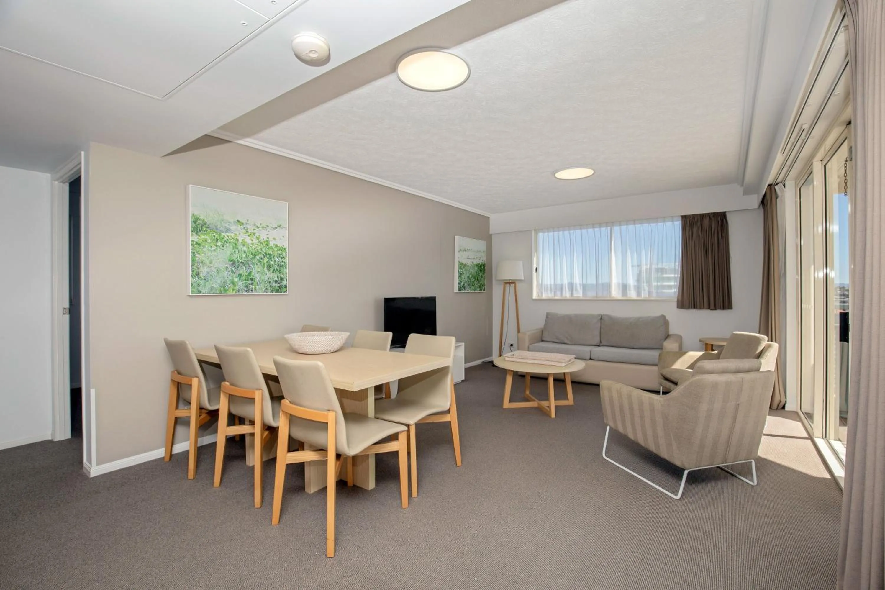 Living room in Club Wyndham Kirra Beach