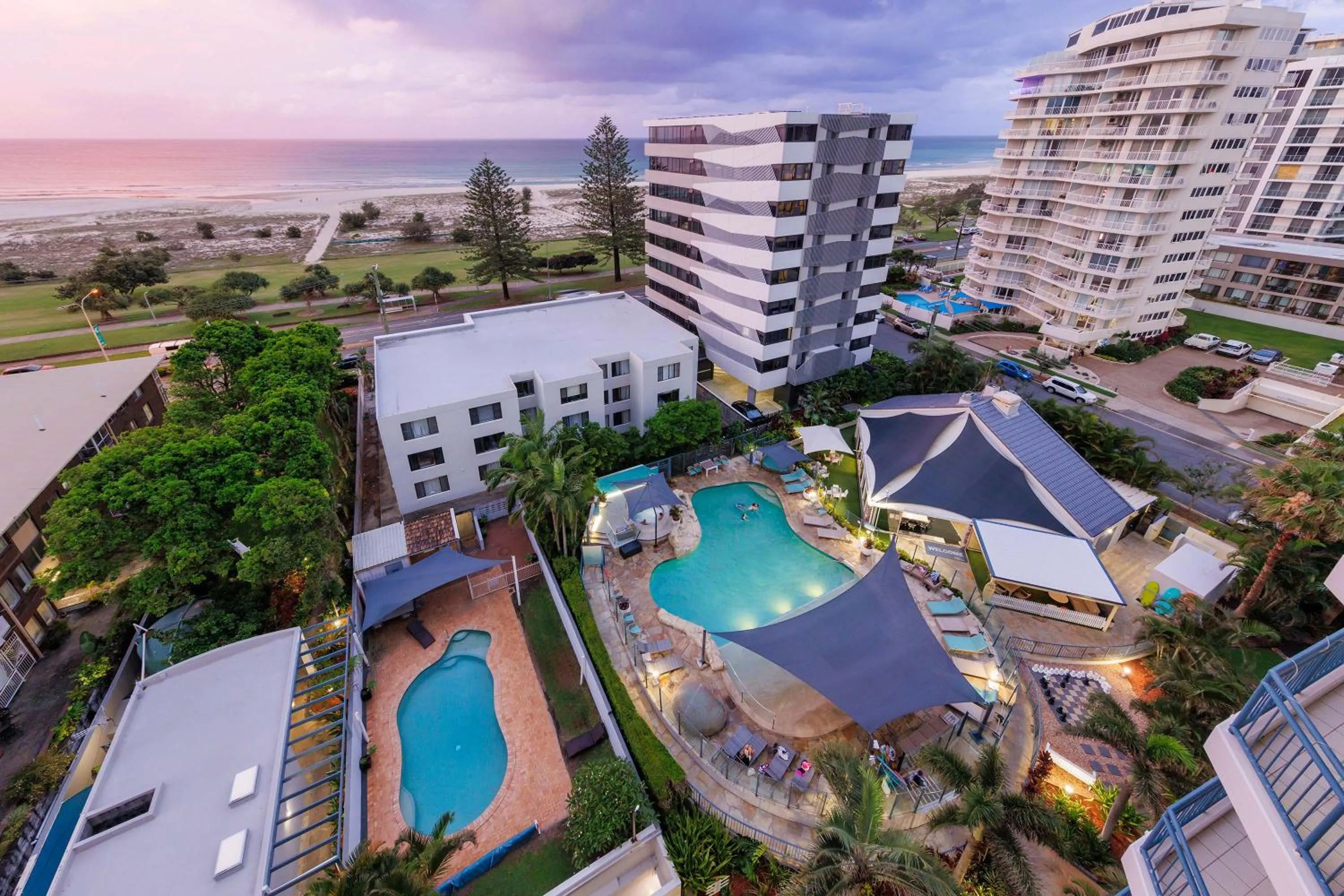 Swimming pool in Club Wyndham Kirra Beach