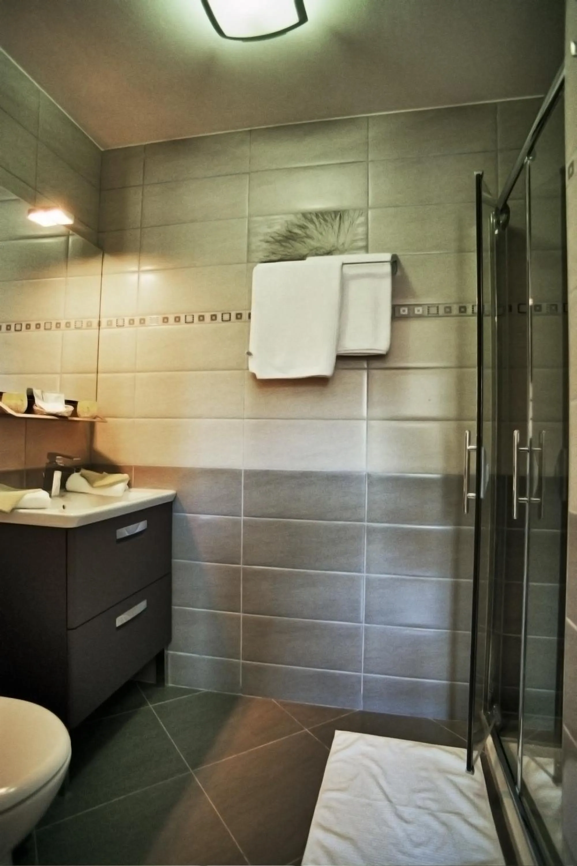 Bathroom in Hôtel l'Anvia