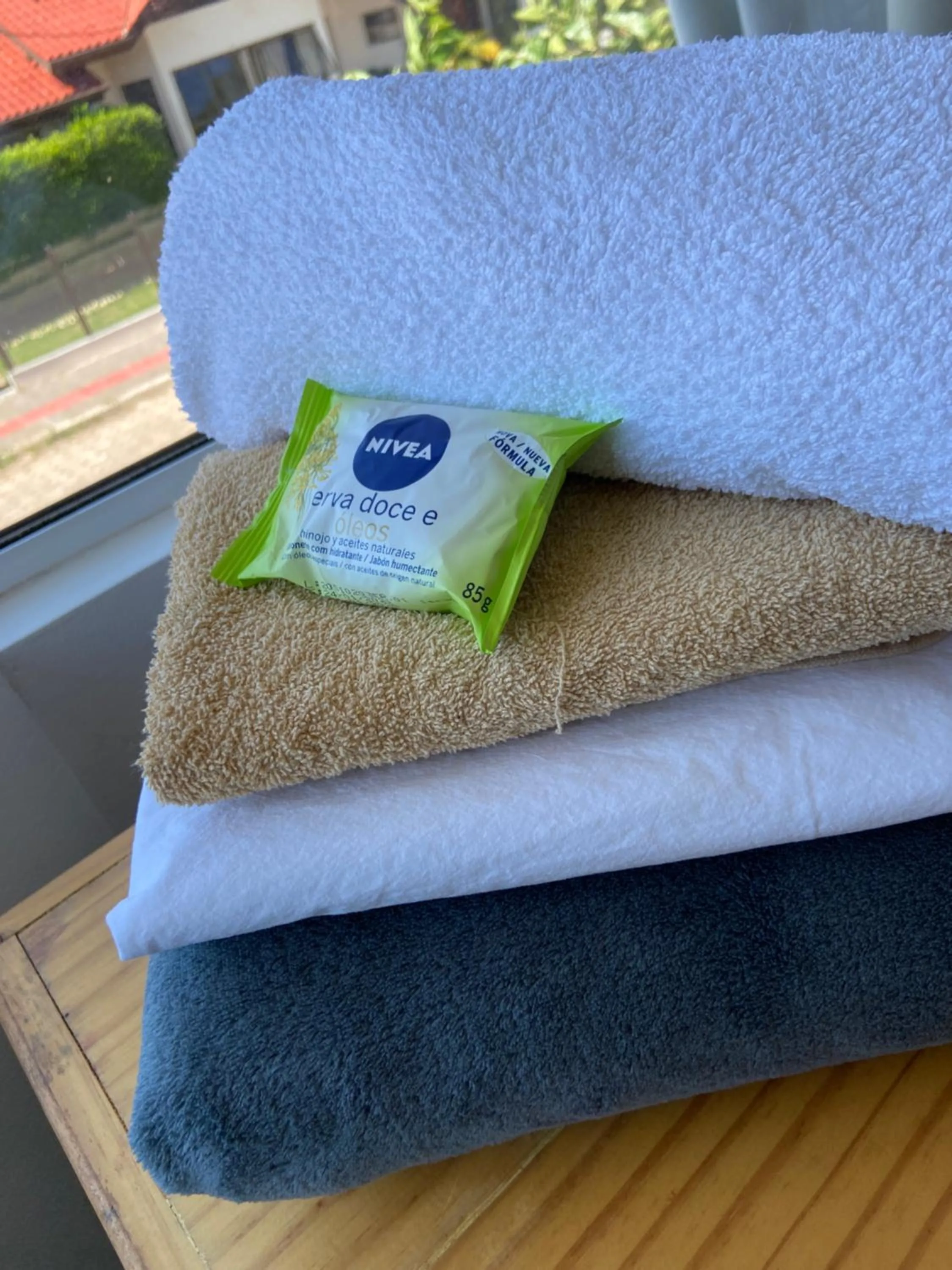 towels in Patz Houz Hostel