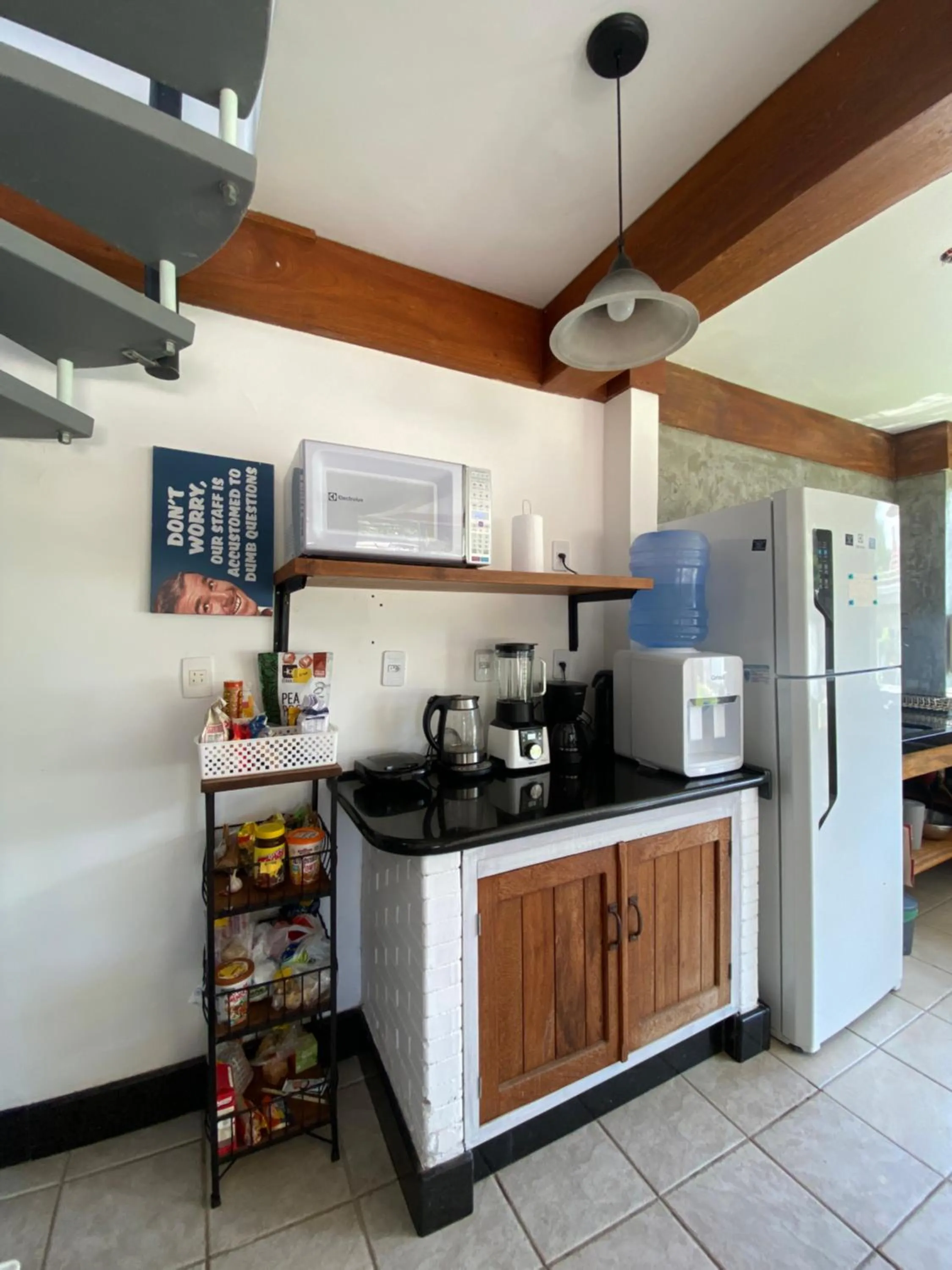 Communal kitchen in Patz Houz Hostel