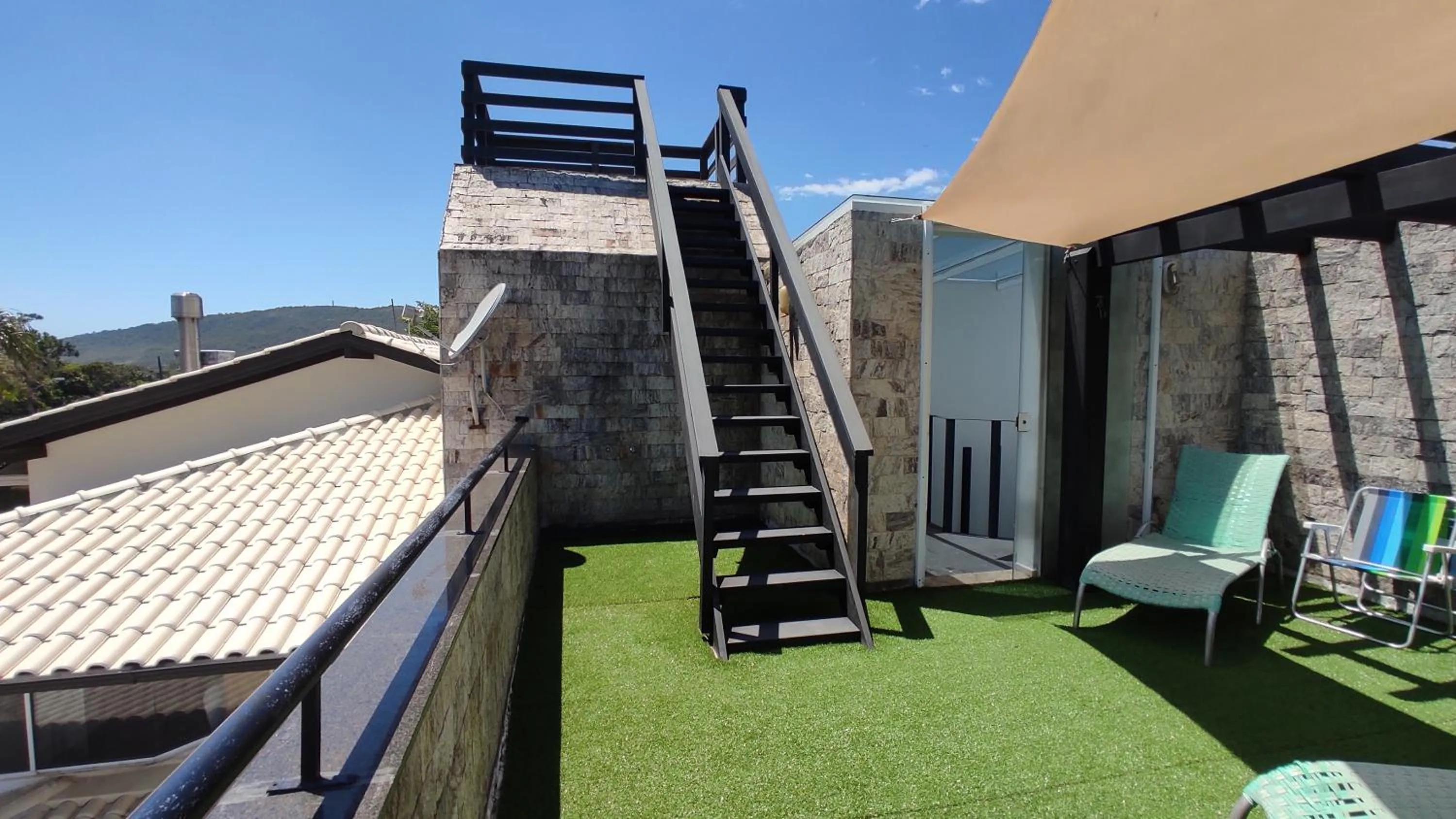 Balcony/Terrace in Patz Houz Hostel