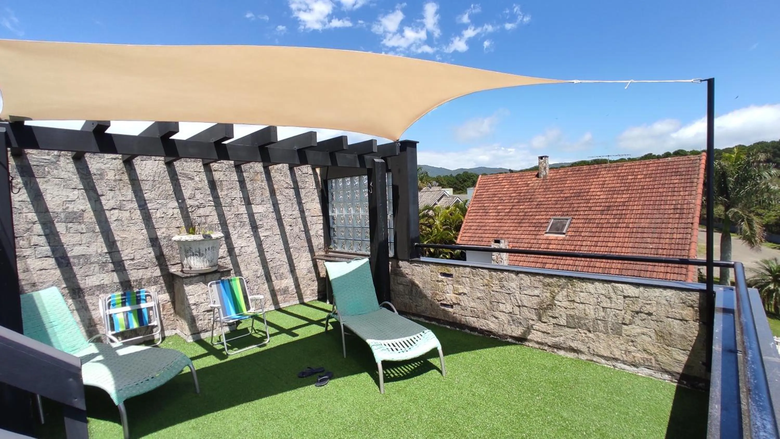 Balcony/Terrace in Patz Houz Hostel