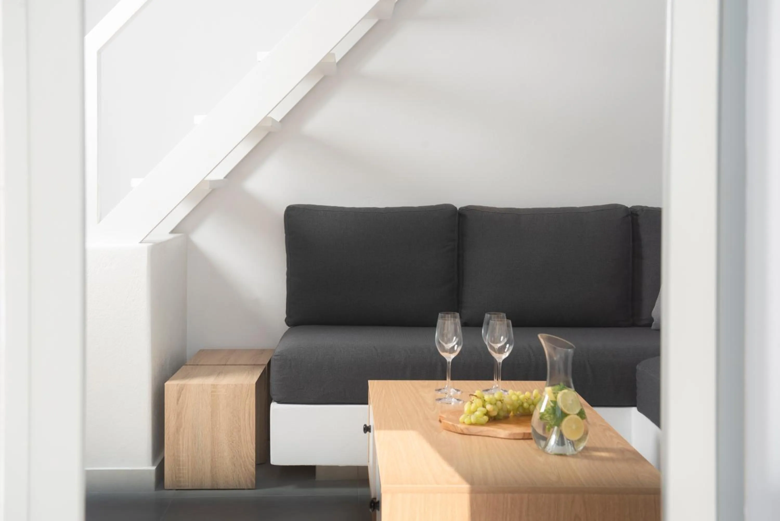 Living room in White Orchid Suites