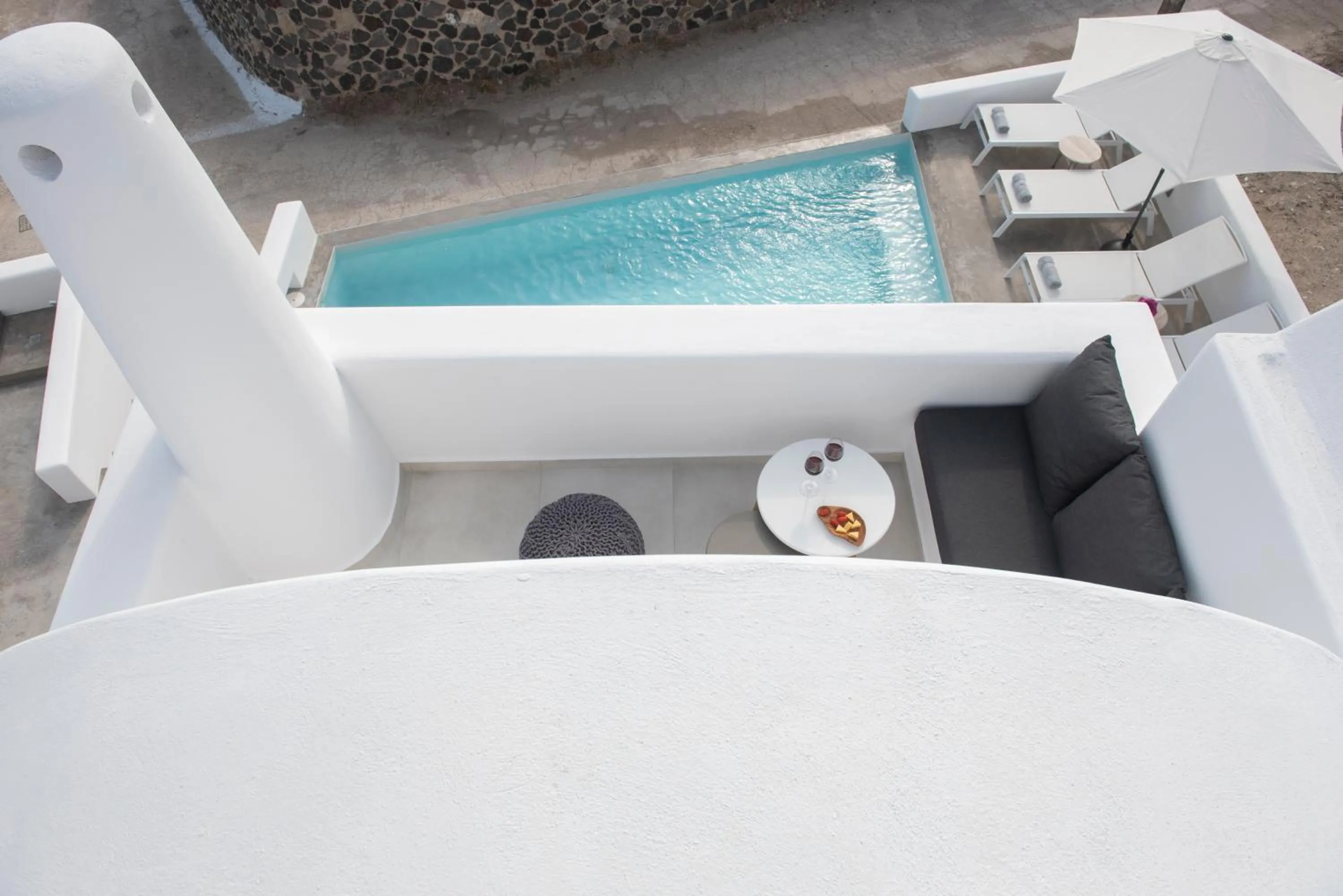 Bird's eye view in White Orchid Suites