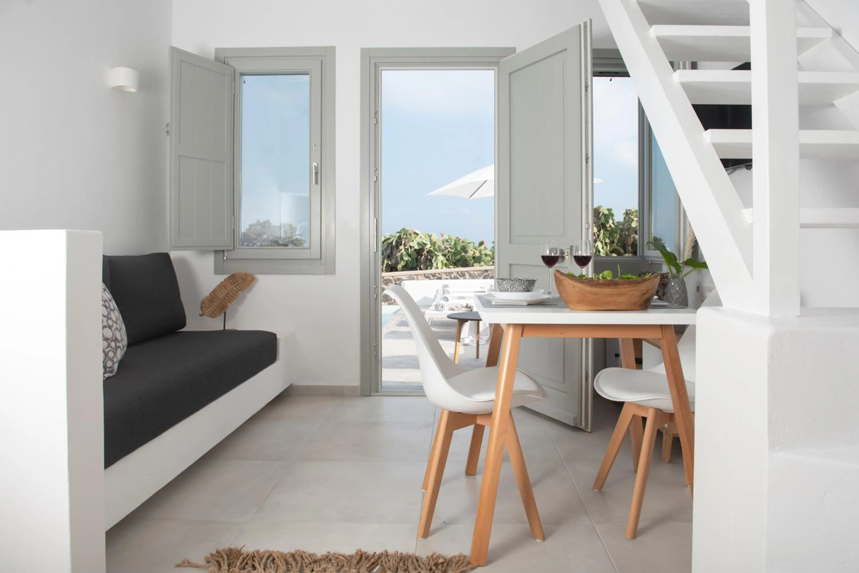 Living room in White Orchid Suites