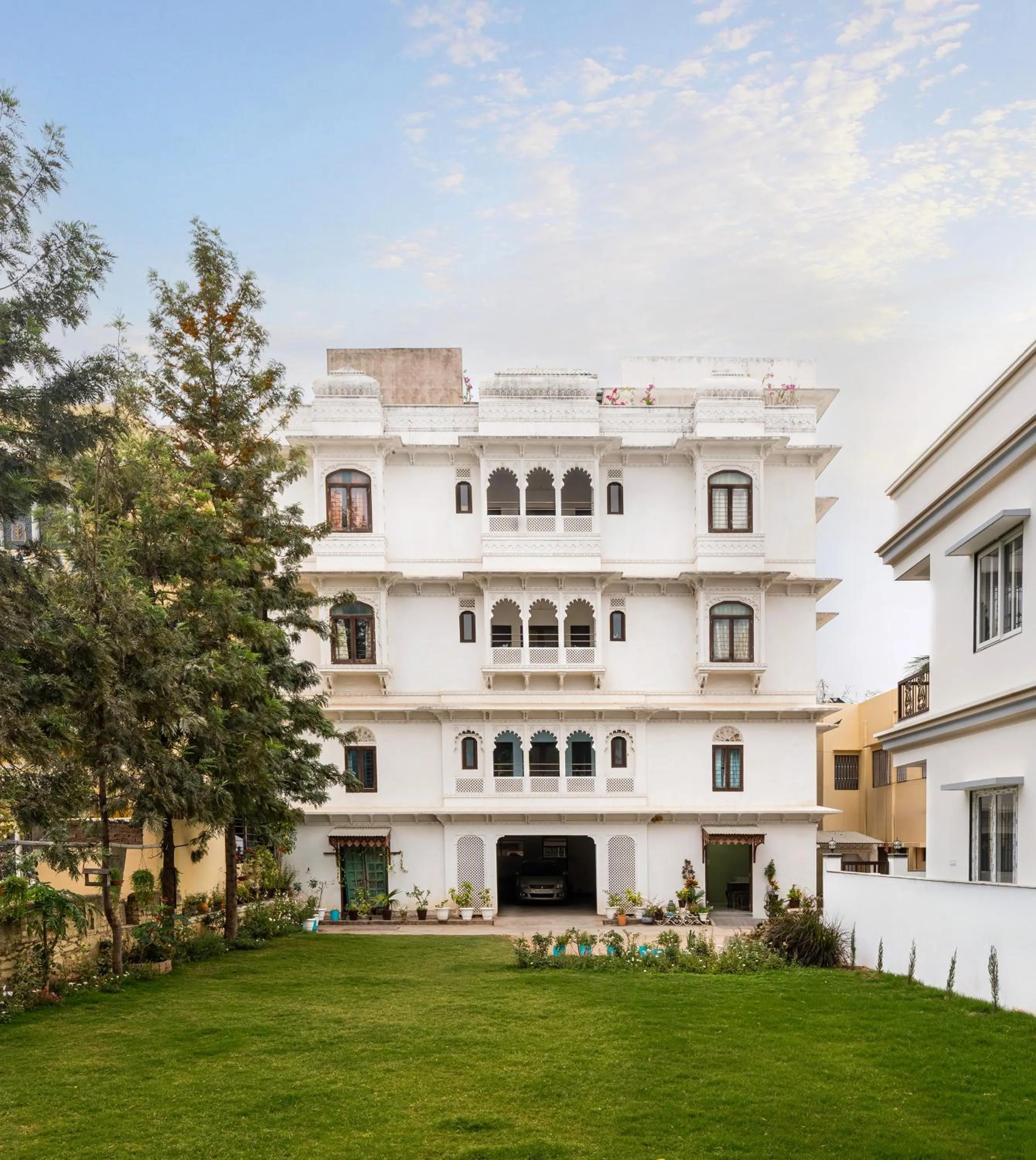 Property building in Chandra Vilas Heritage stay