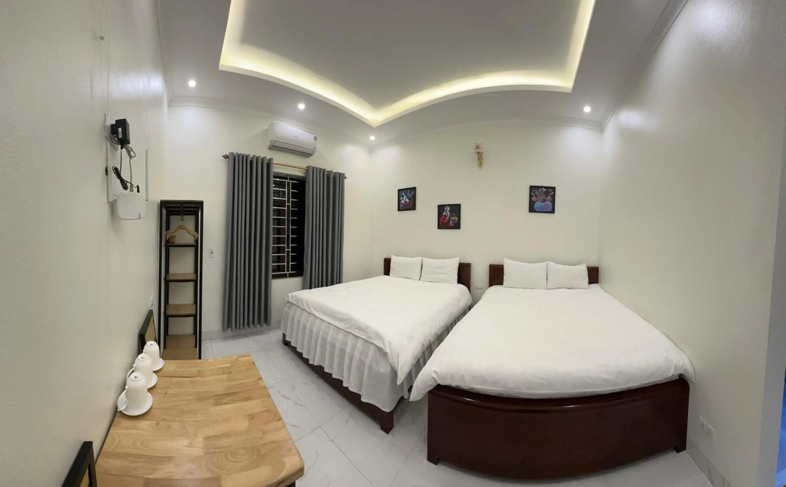 Bed in Hang Mua Sunrise Homestay