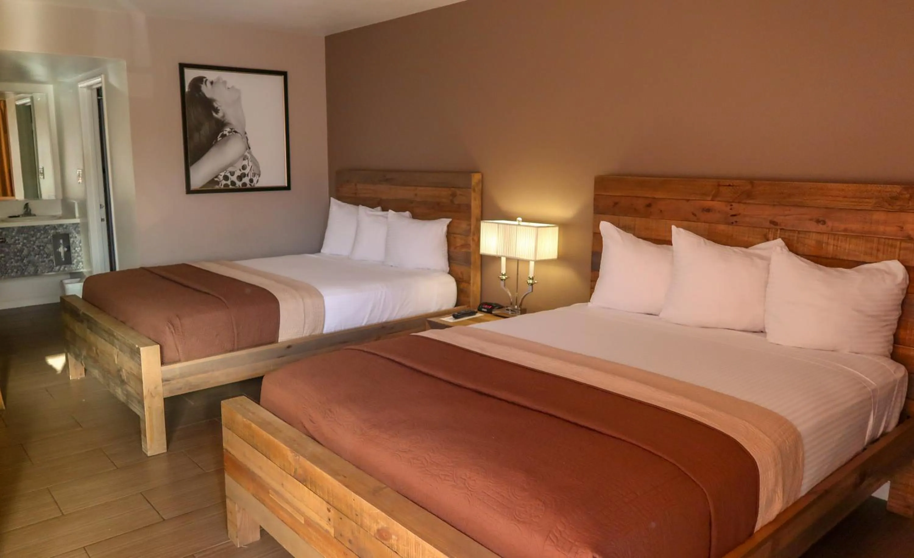 Bed in Thunderbird Boutique Hotel