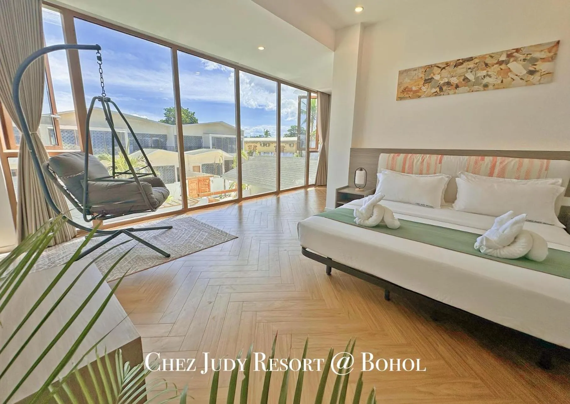 Bed in Chez Judy Resort