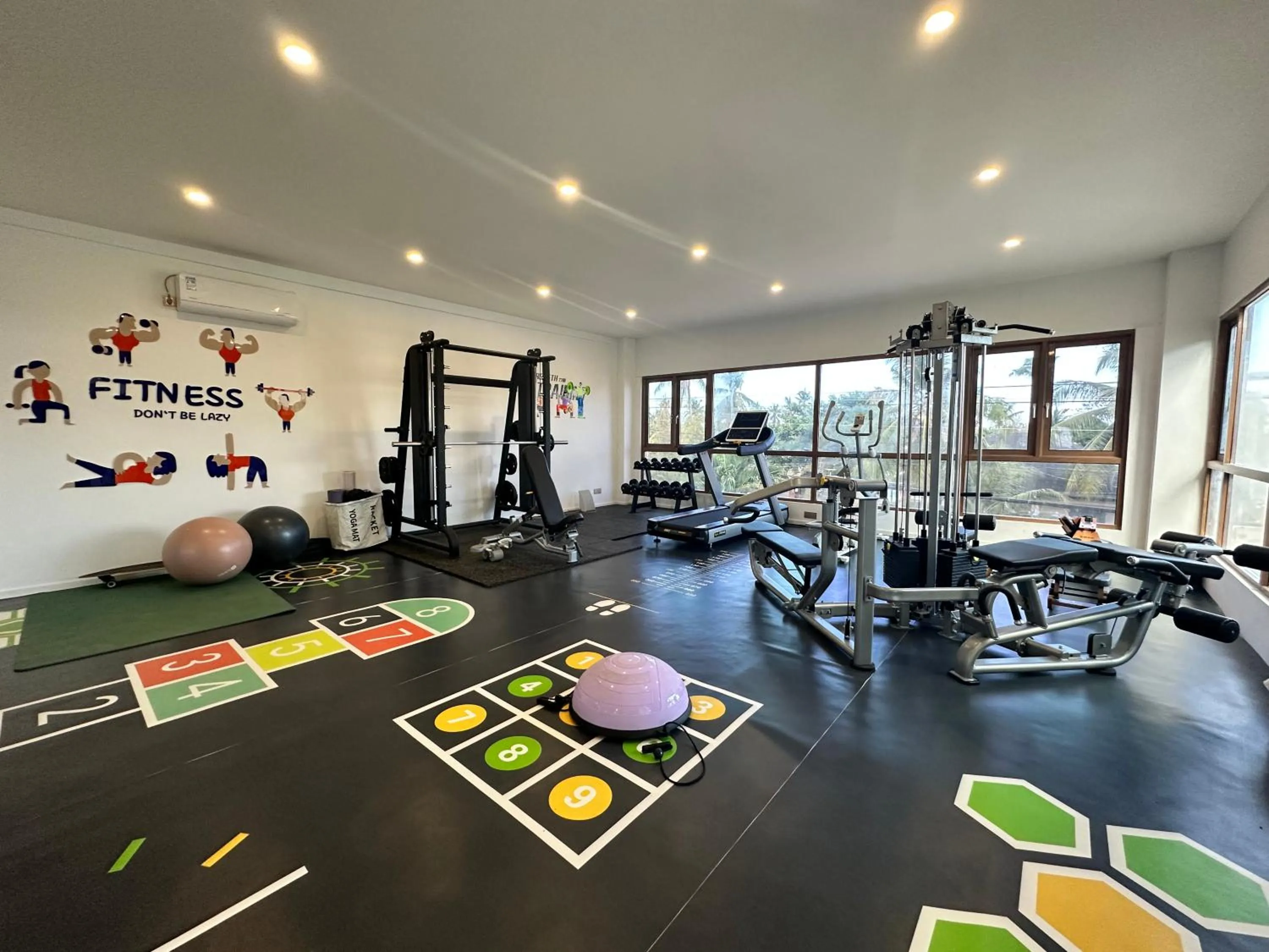 Fitness centre/facilities in Chez Judy Resort