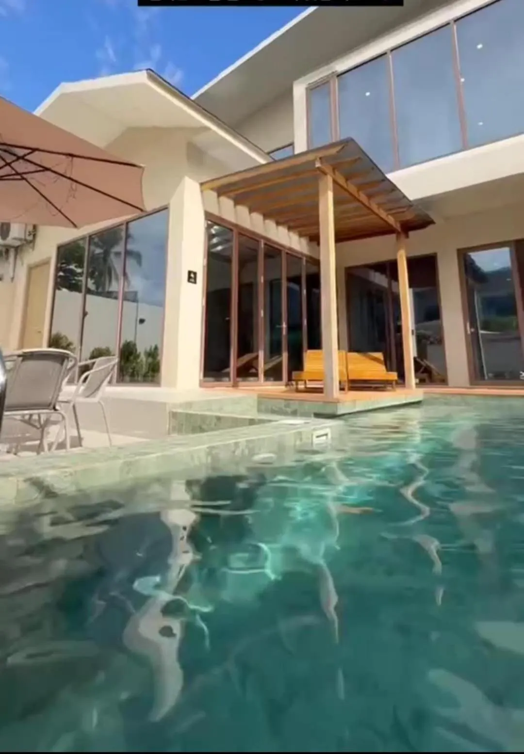 Pool view in Chez Judy Resort