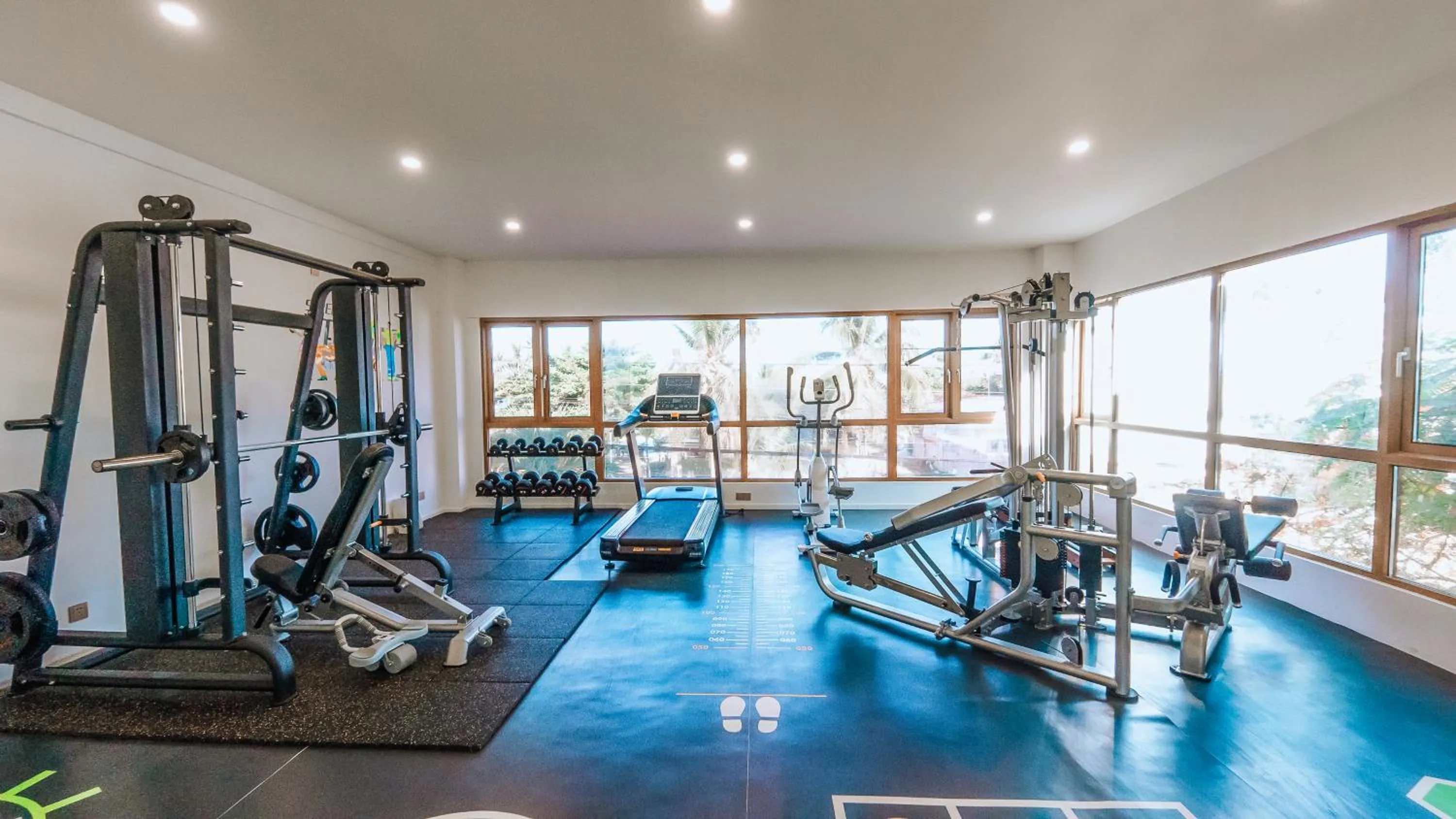 Fitness centre/facilities in Chez Judy Resort