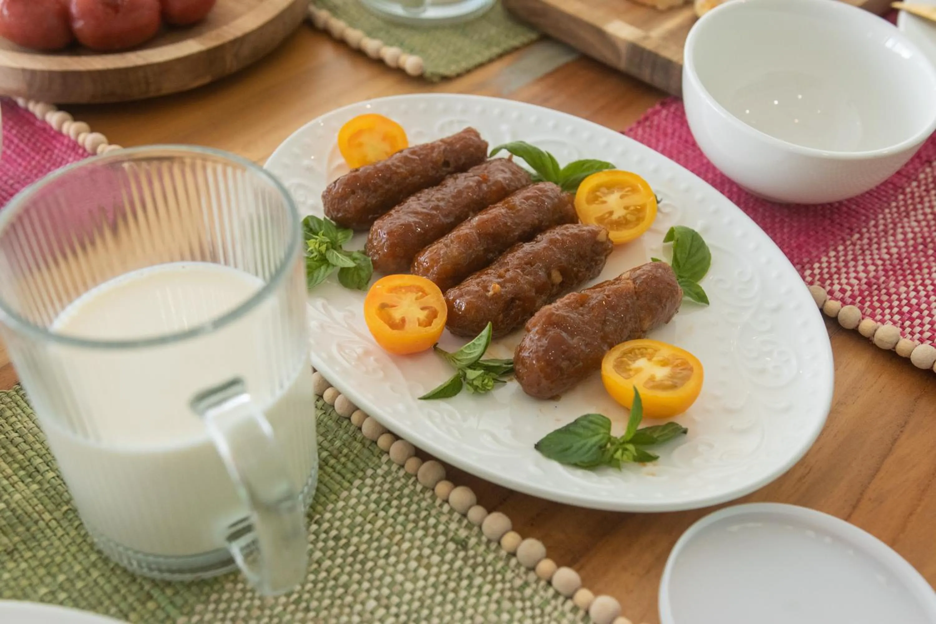 Food and drinks in Chez Judy Resort