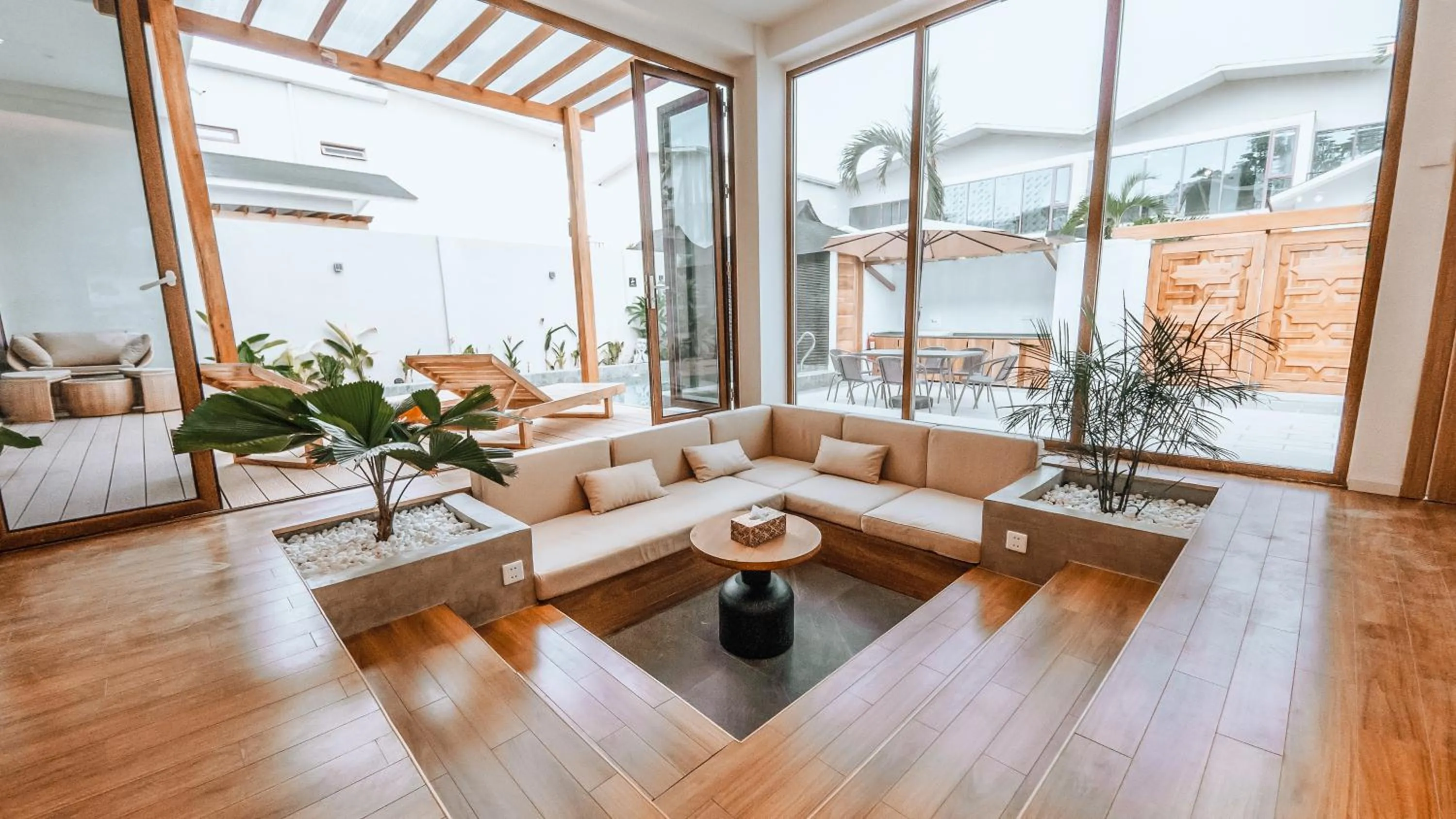 Living room in Chez Judy Resort