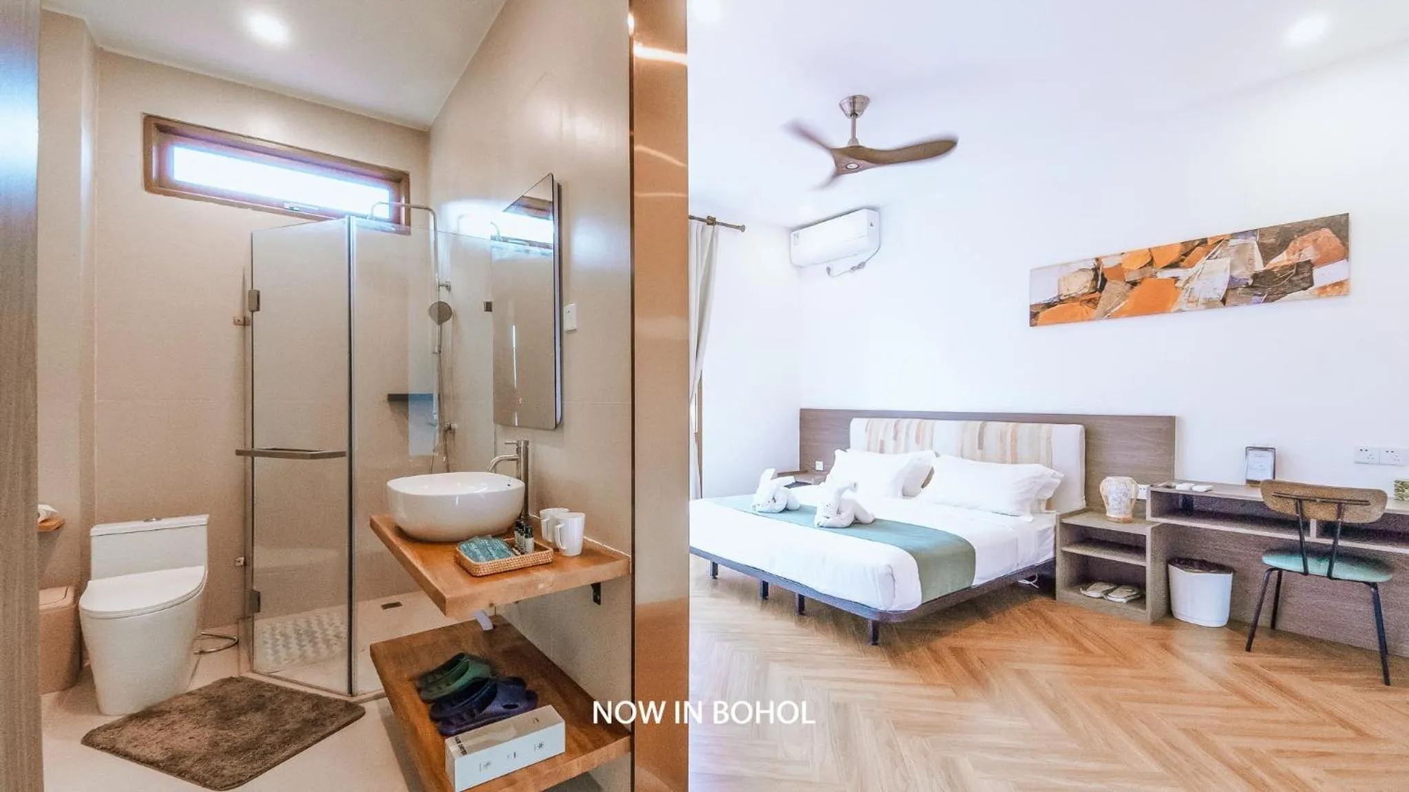 Shower, Bed in Chez Judy Resort