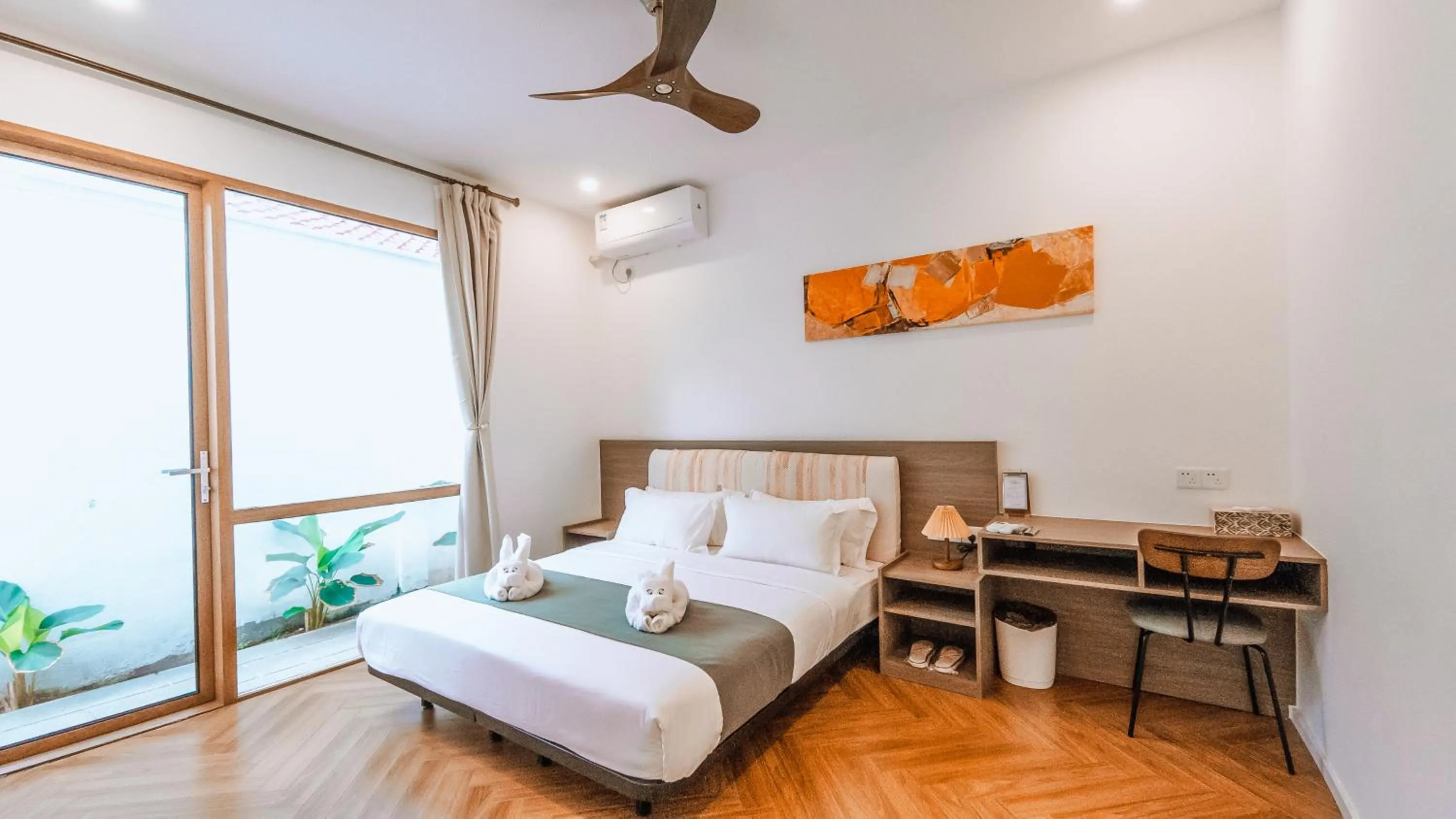 Bed in Chez Judy Resort