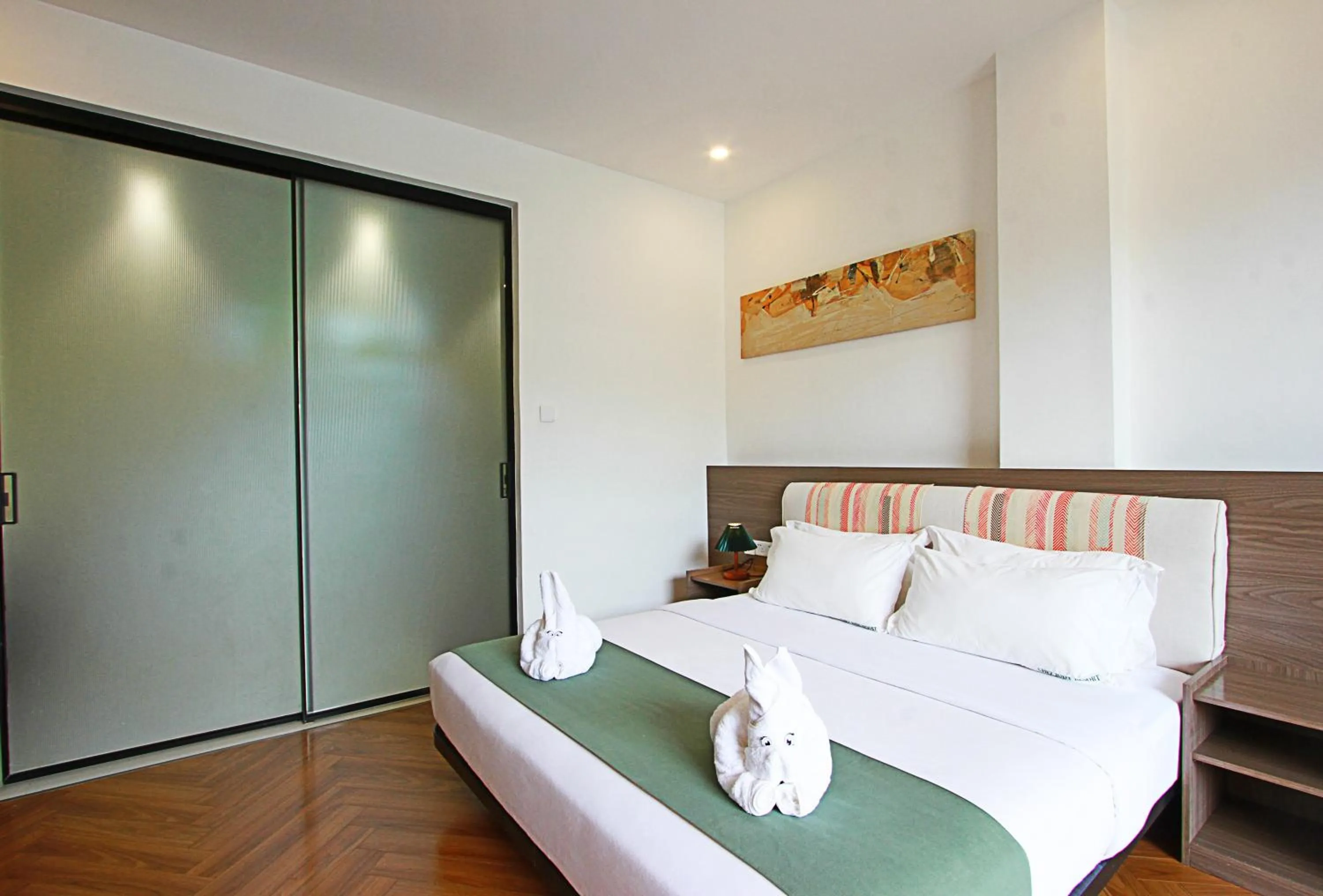 Bed in Chez Judy Resort