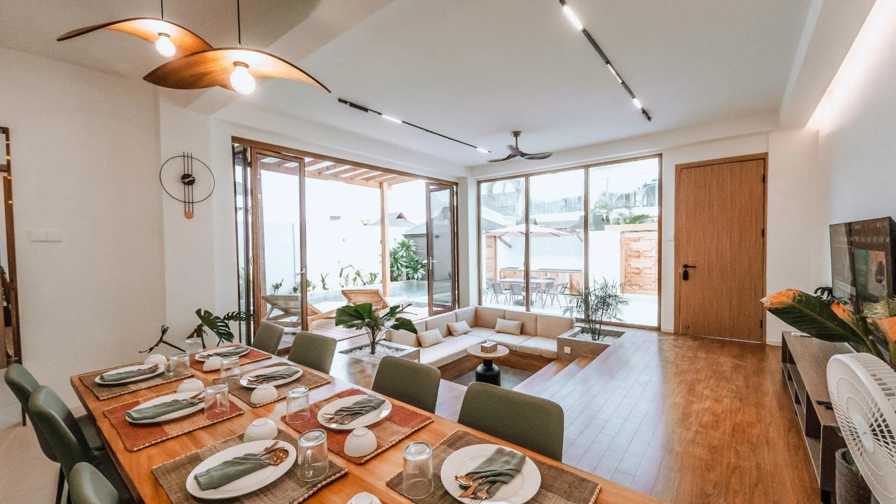 Living room in Chez Judy Resort