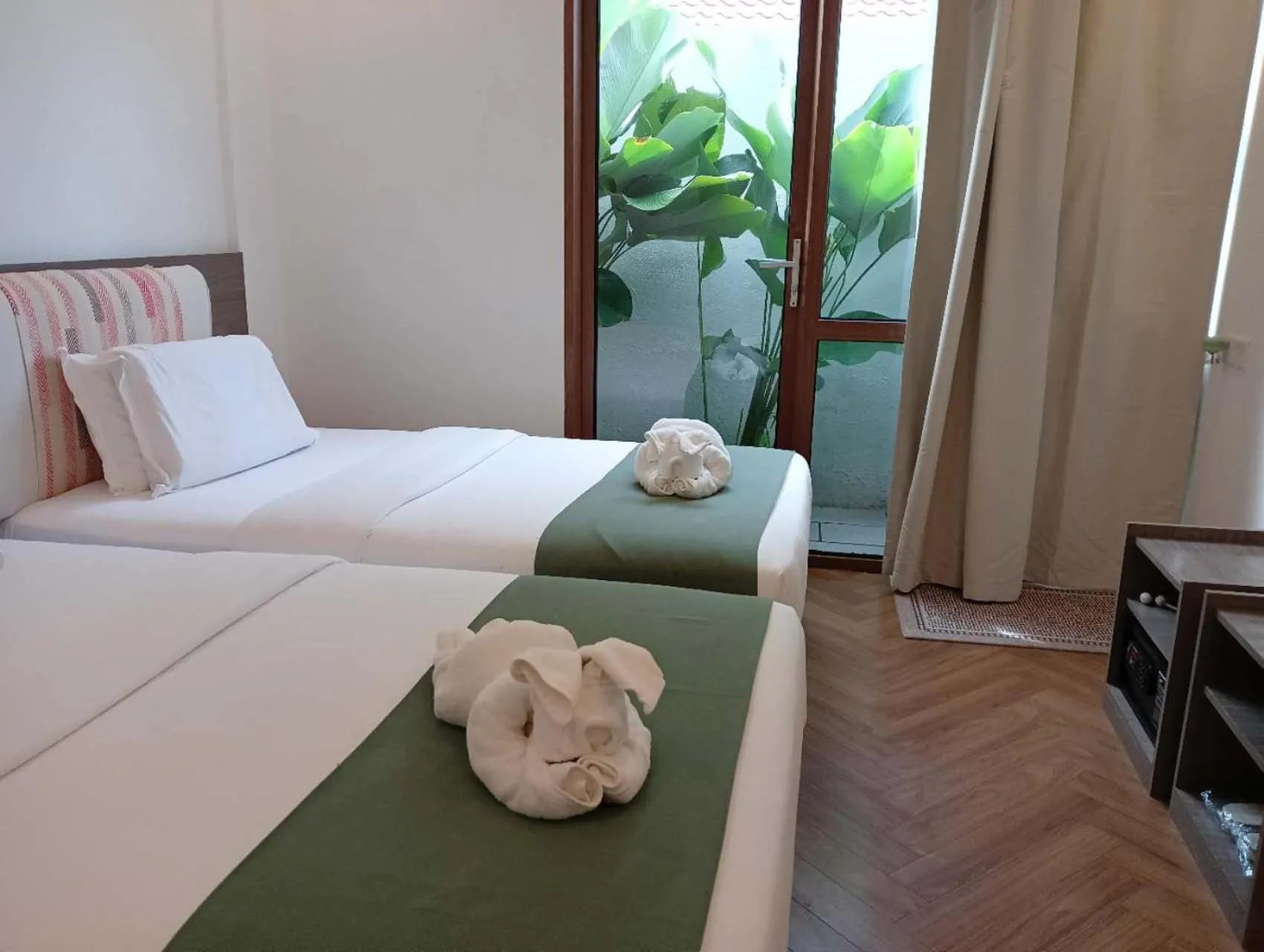 Bed in Chez Judy Resort