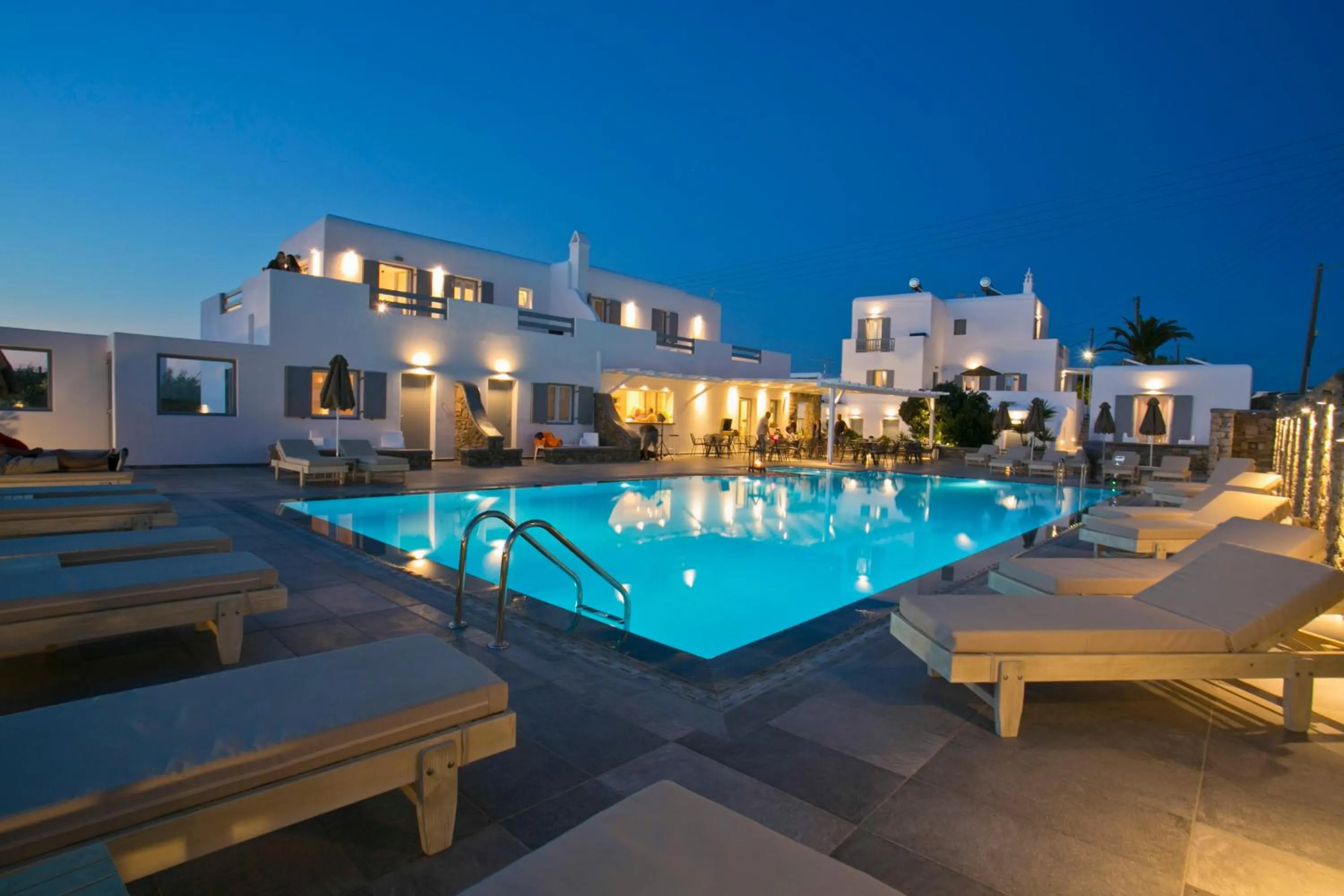 Swimming pool in Anna-Maria Mykonos Hotel