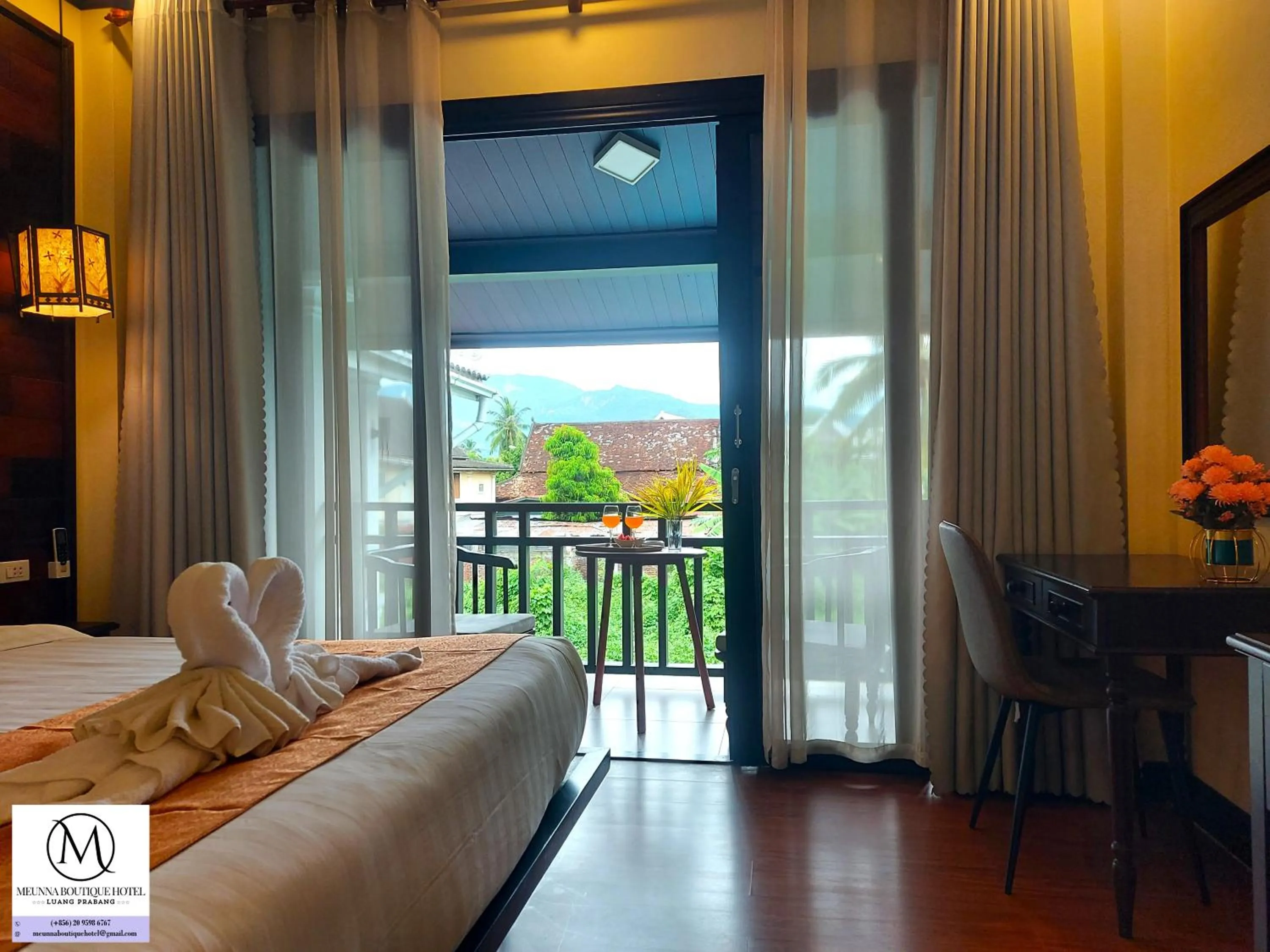 View (from property/room), Bed in Meunna Boutique Hotel