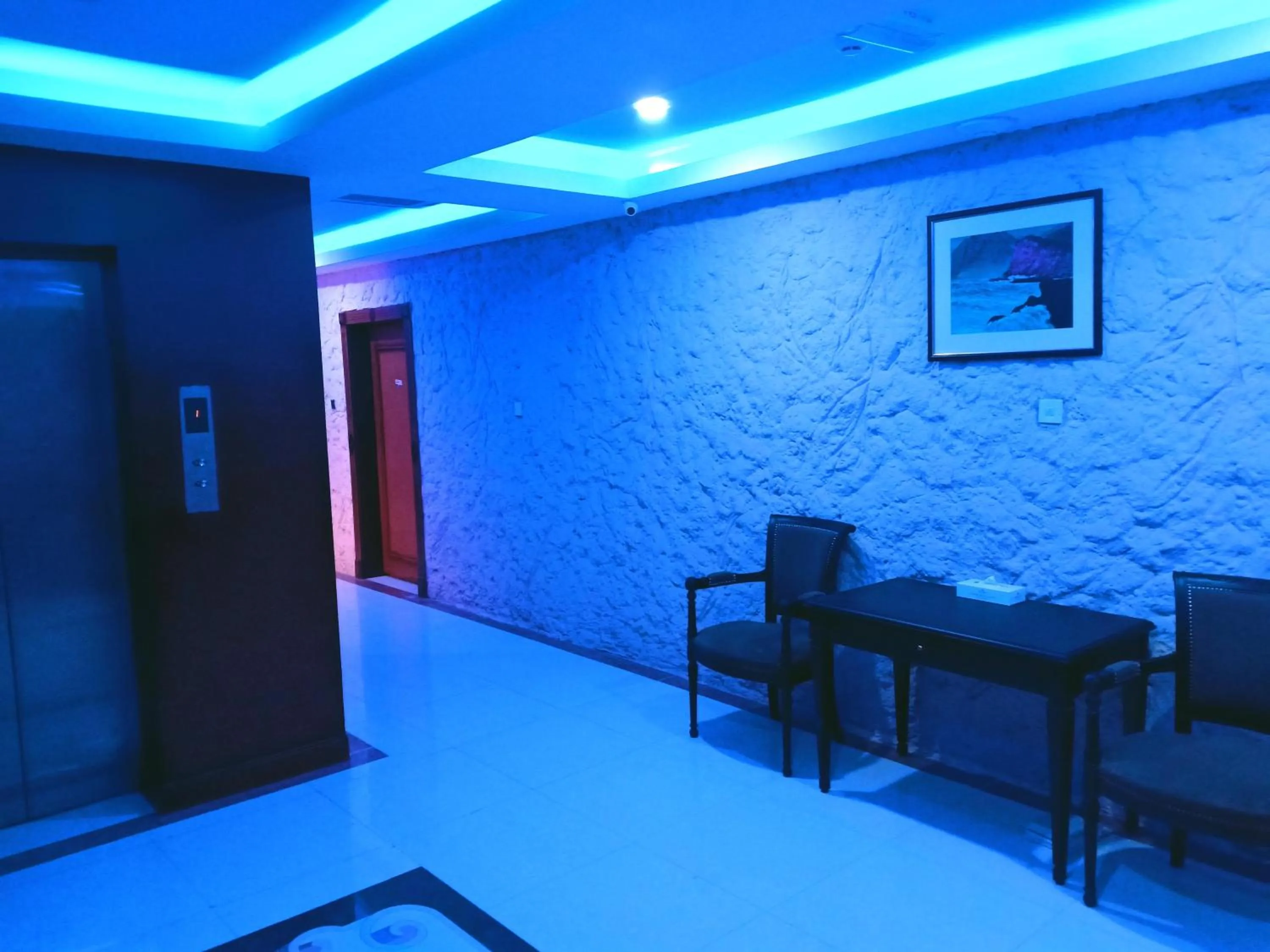 Seating area in Grand Inn Hotel