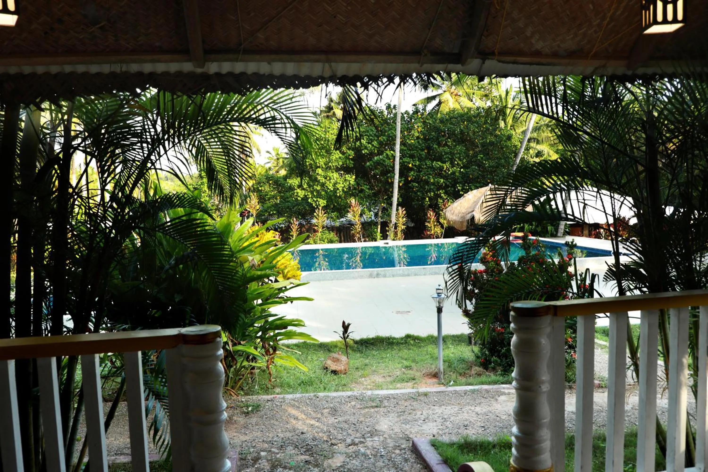 Pool view in Phoenix Island Resort Poovar