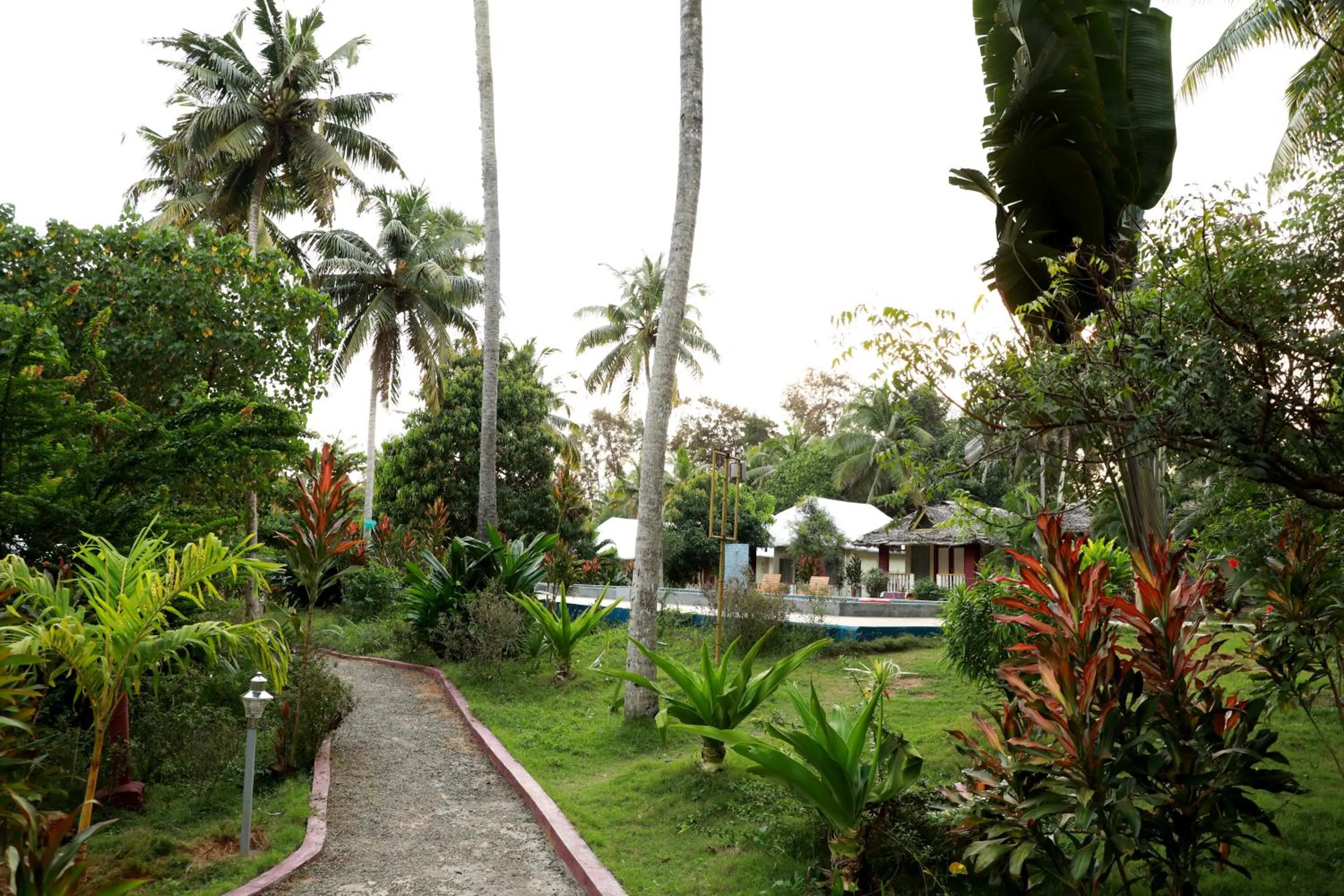 Pool view in Phoenix Island Resort Poovar