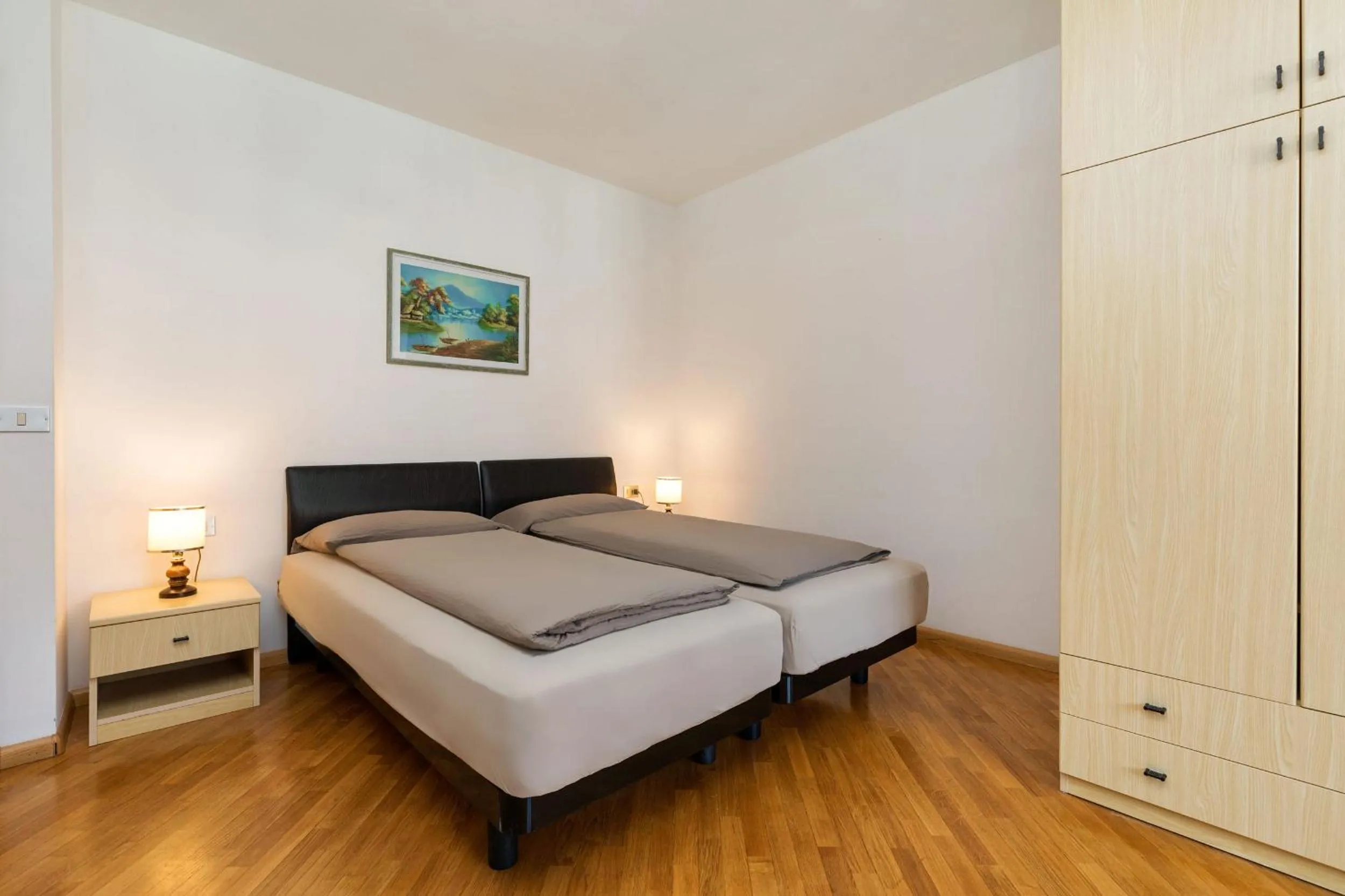 Bedroom, Bed in Appartamenti Residenza Pineta