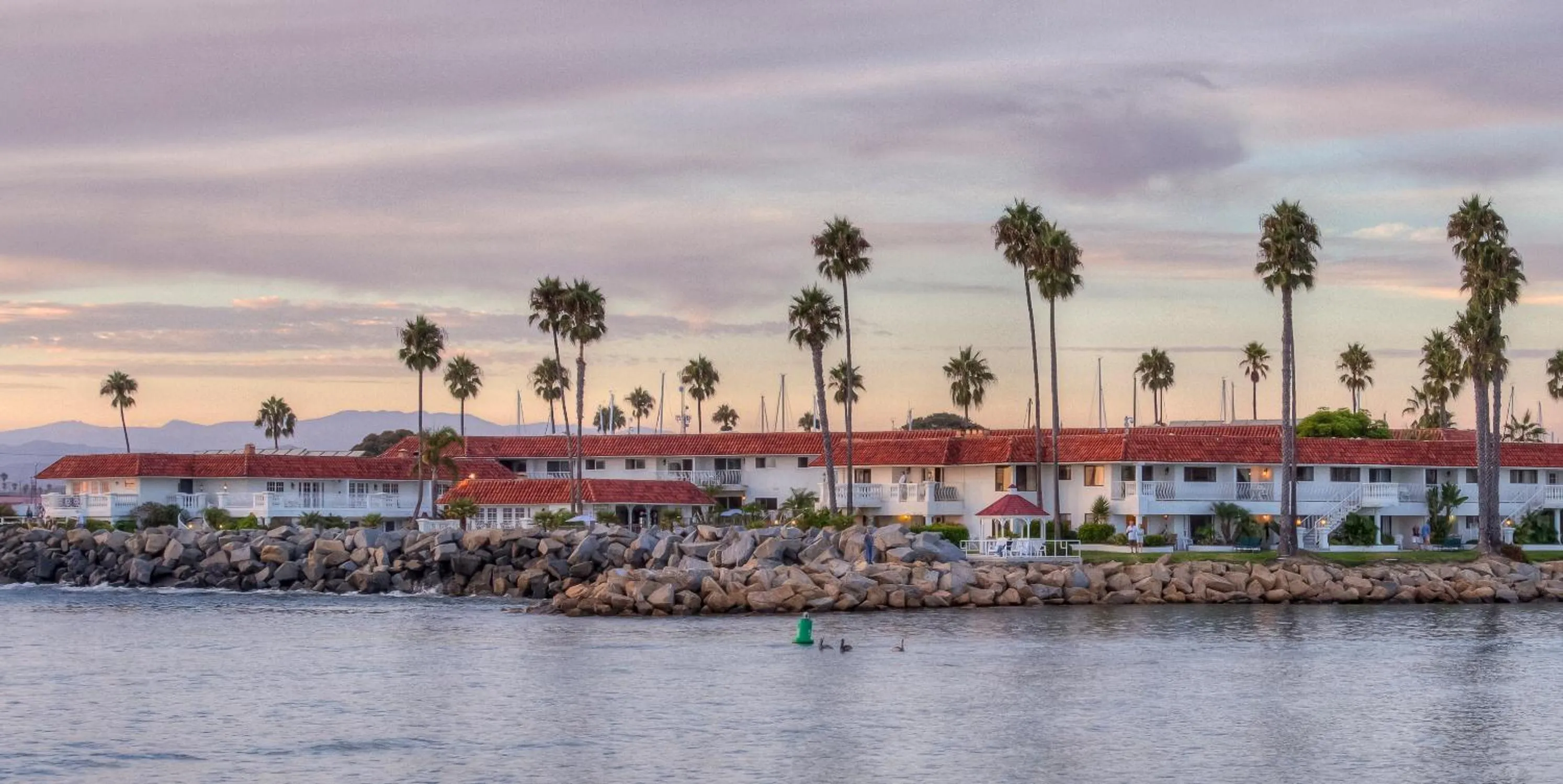 Facade/entrance in Oceanside Marina Suites - A Waterfront Hotel