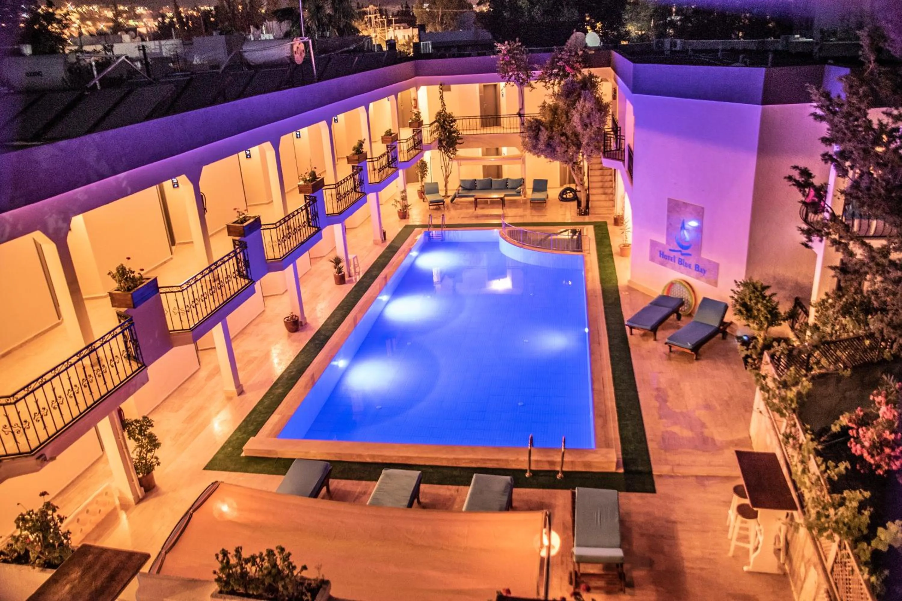 Bird's eye view in Blue Bay Beach Hotel