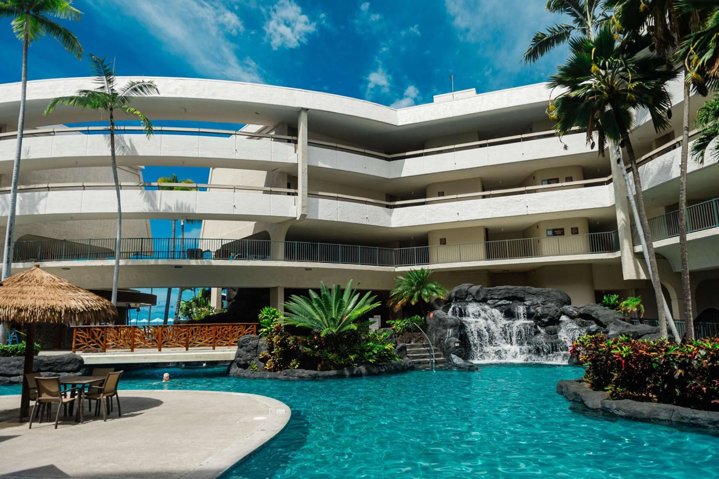 Pool view in OUTRIGGER Kona Resort and Spa