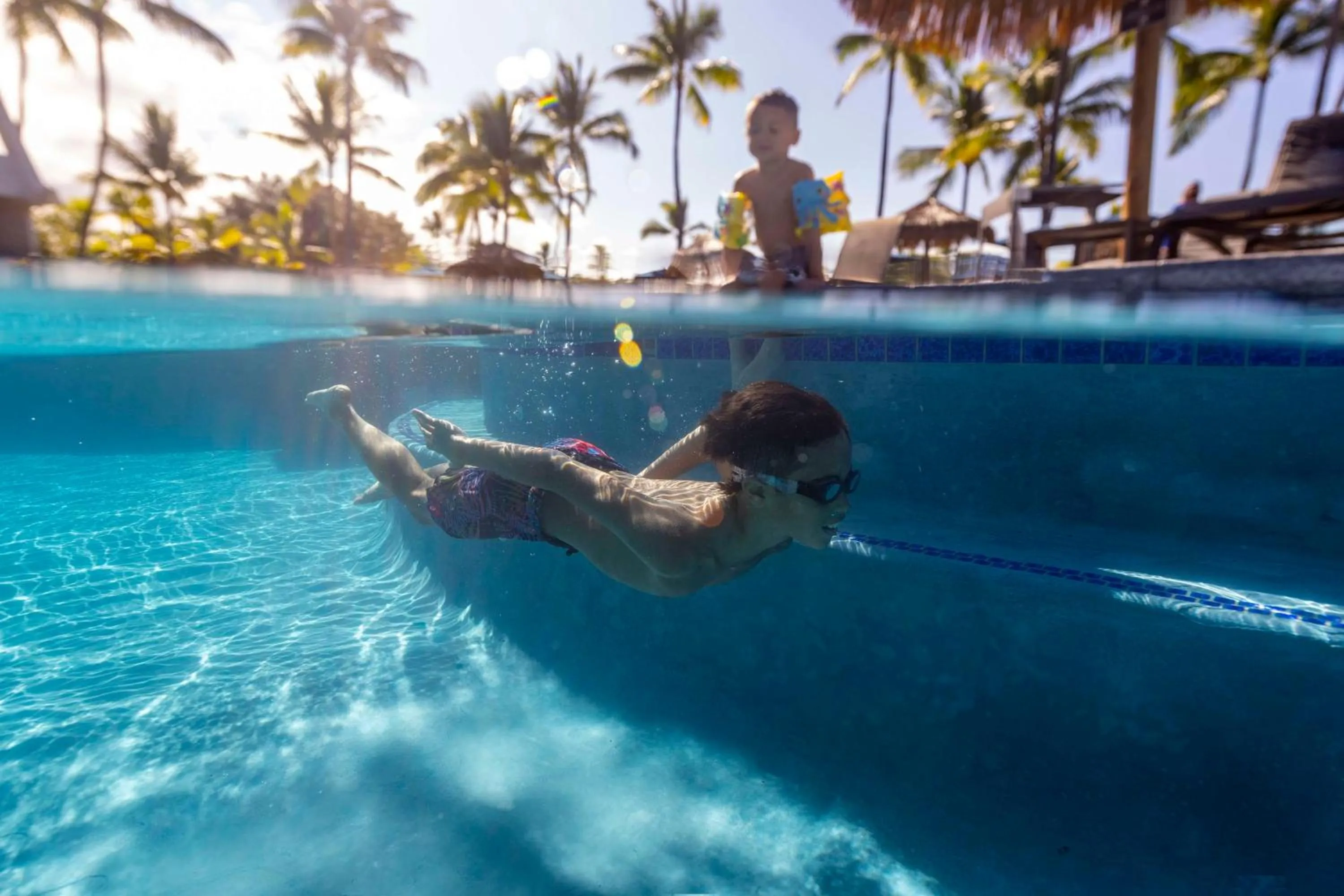Pool view in OUTRIGGER Kona Resort and Spa