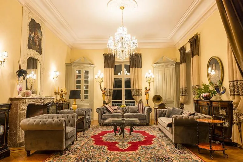 Lounge or bar in Chateau du Bec du Gave