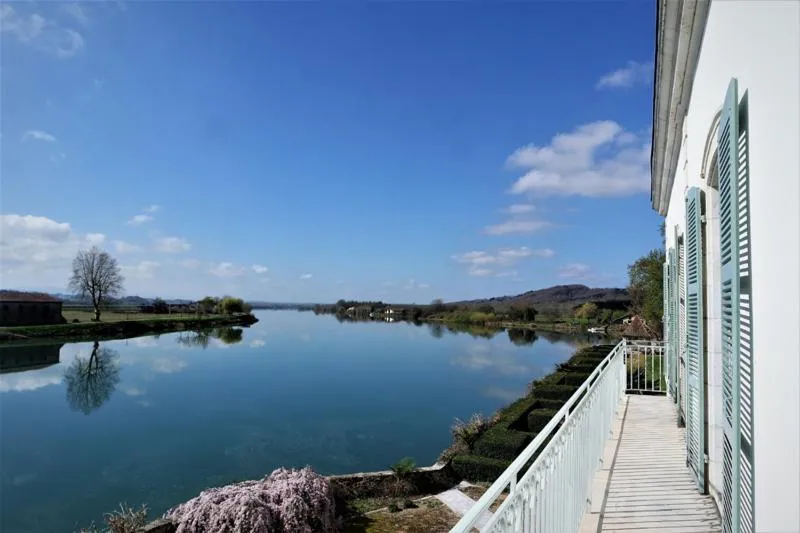 River view in Chateau du Bec du Gave