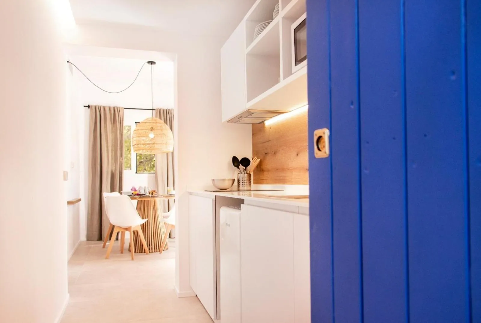 Kitchen or kitchenette in Bungalows Es Pins - Emar Hotels