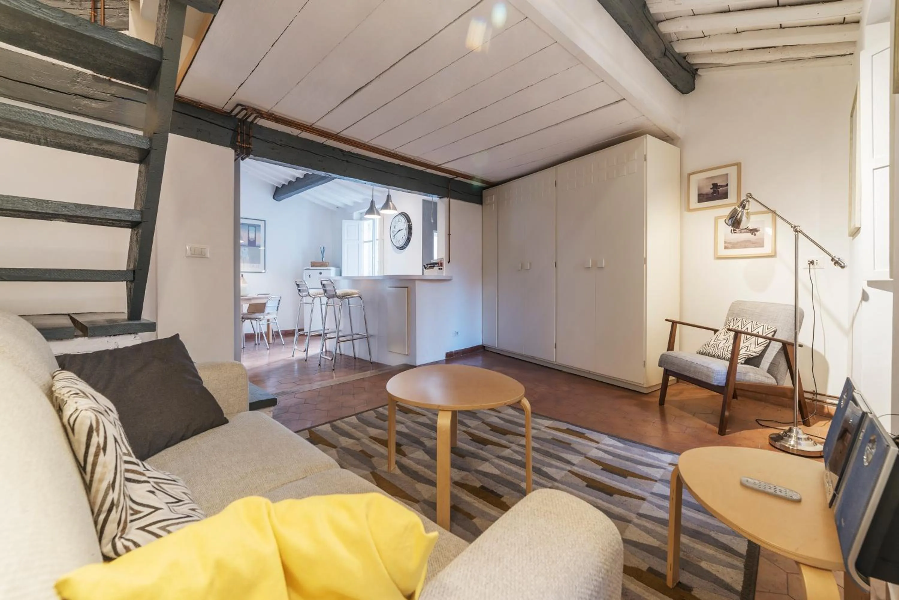 Living room in GuestHost - Charming Loft Navona