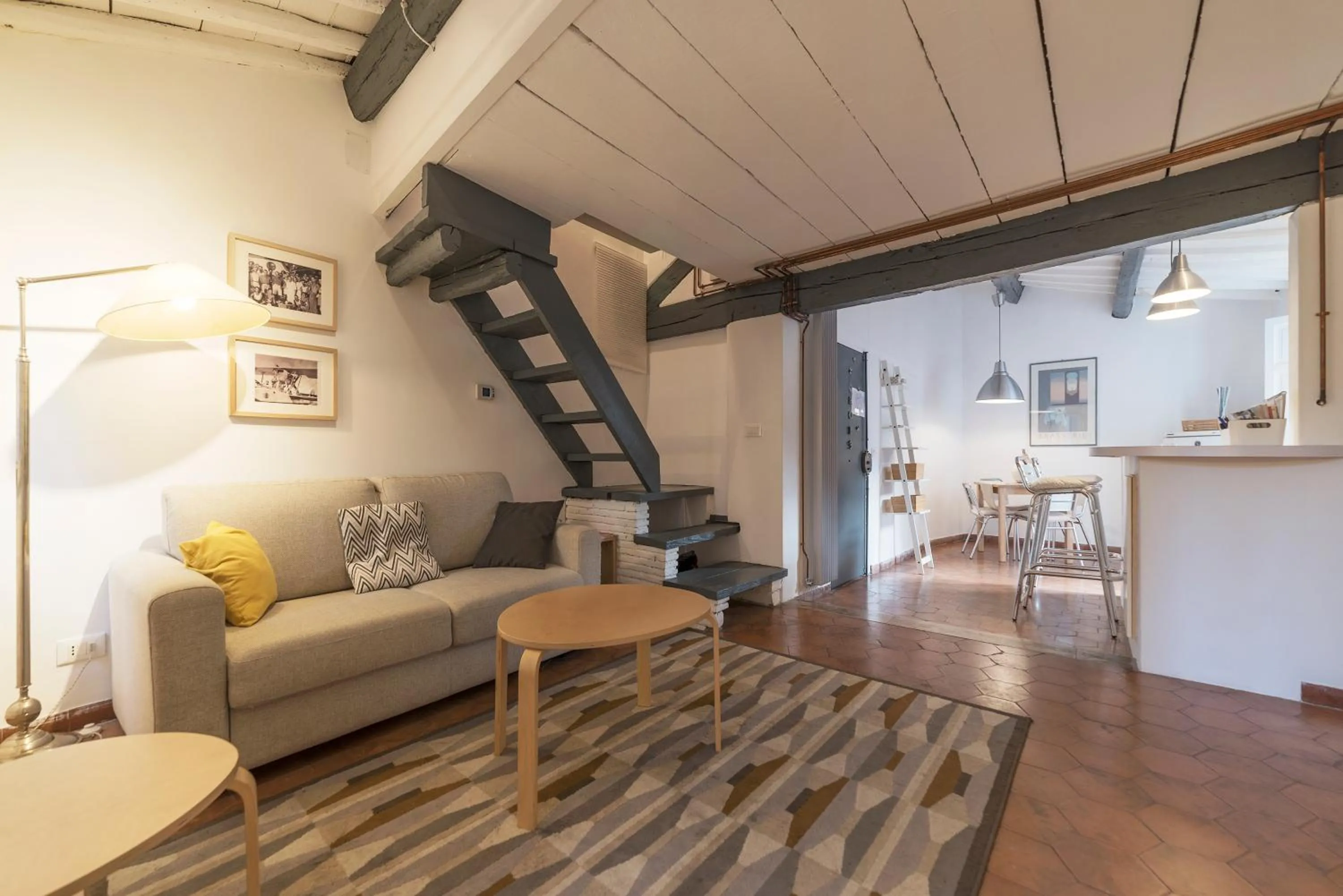 Living room in GuestHost - Charming Loft Navona