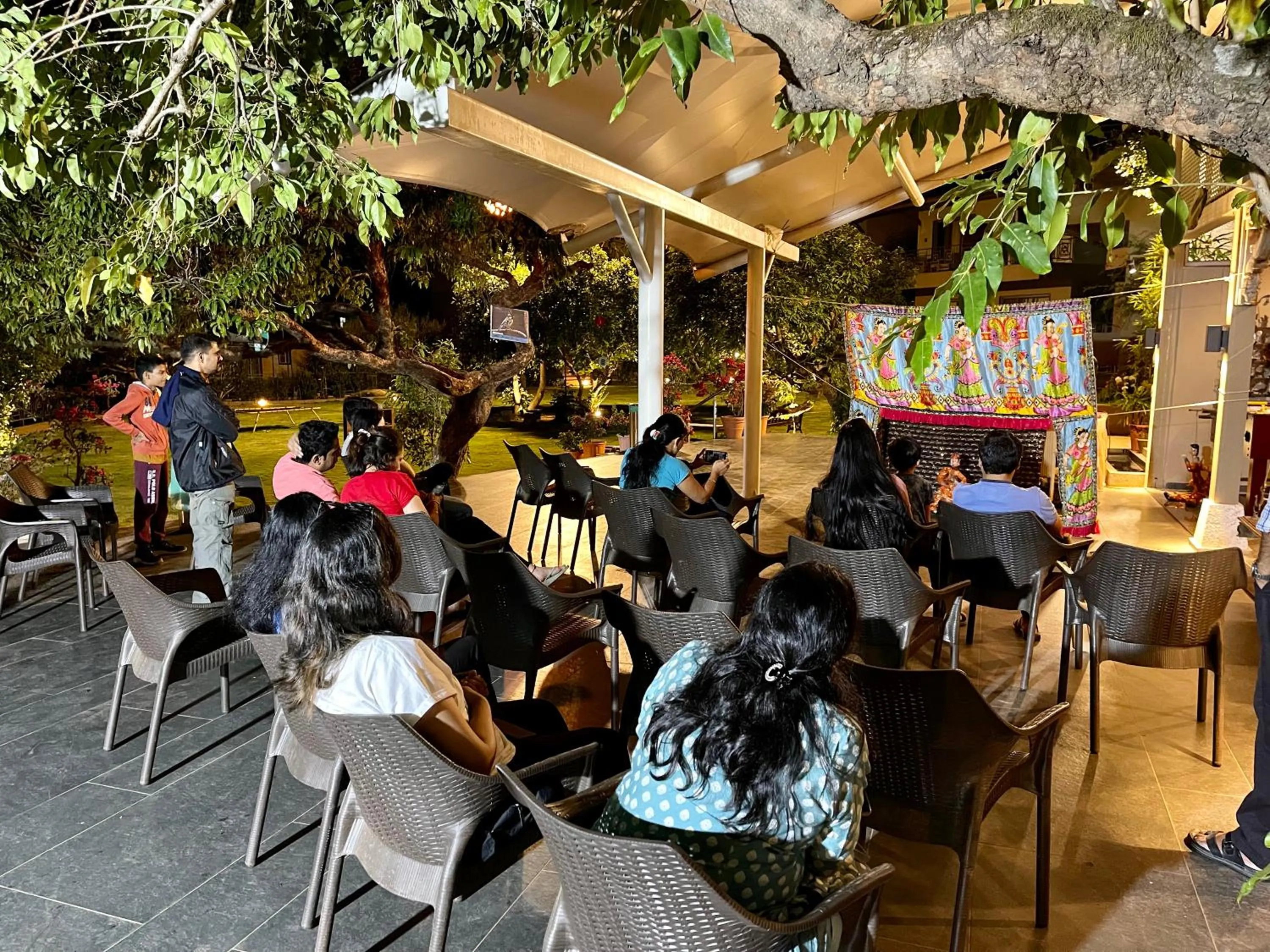 Evening entertainment in Advait Resort Kshetra Mahabaleshwar