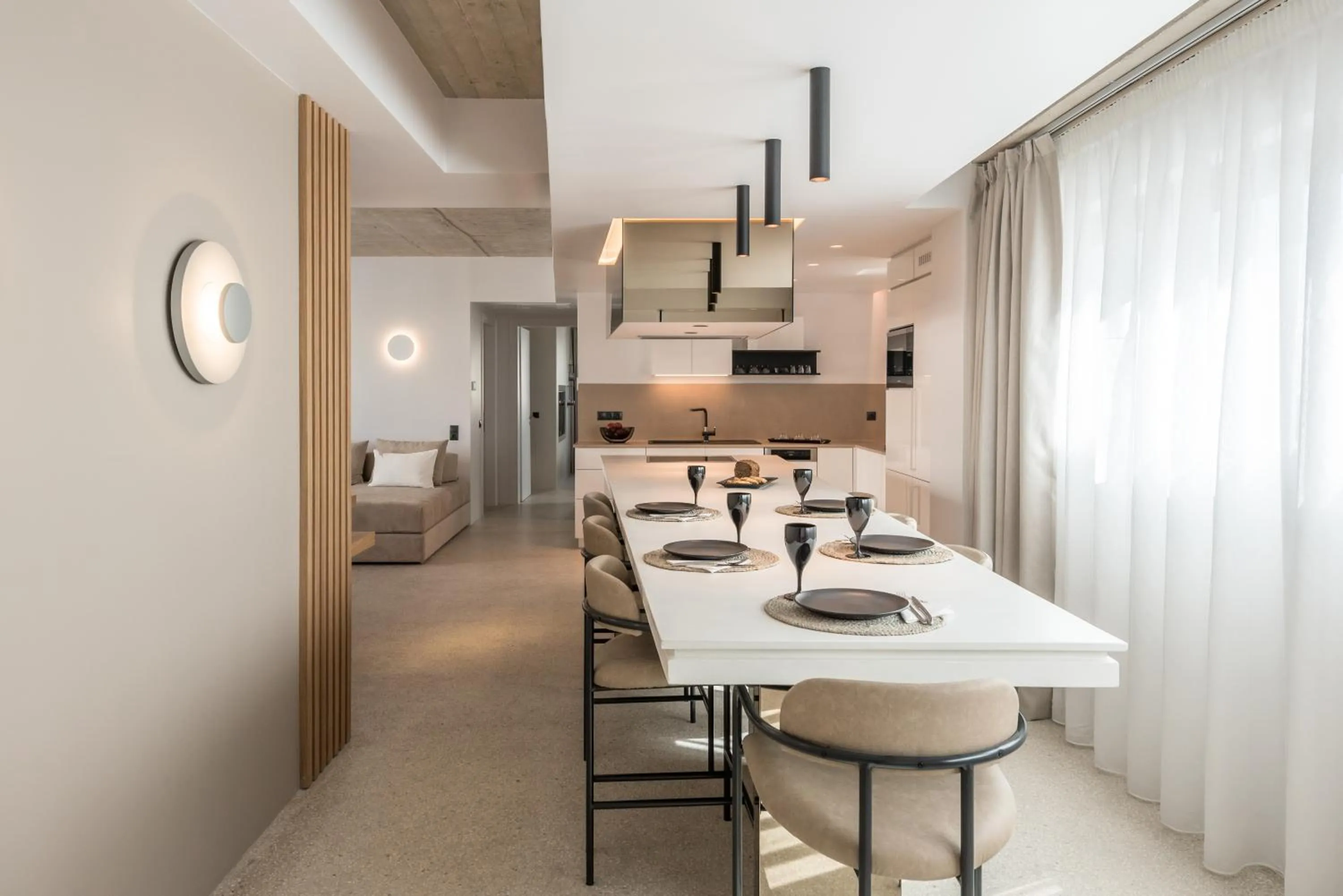 Dining area in Urban Suites